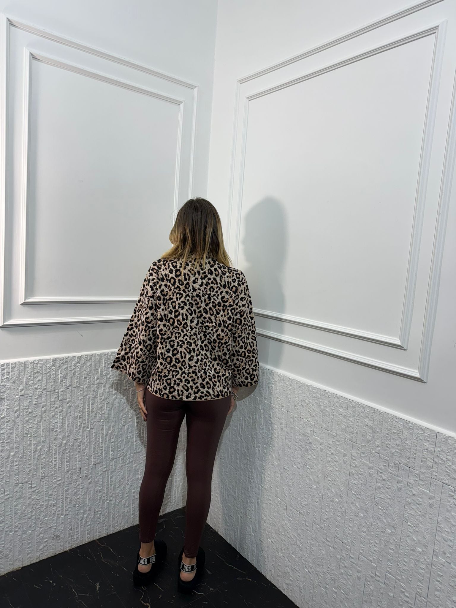 Leggings Ecopelle Modellante