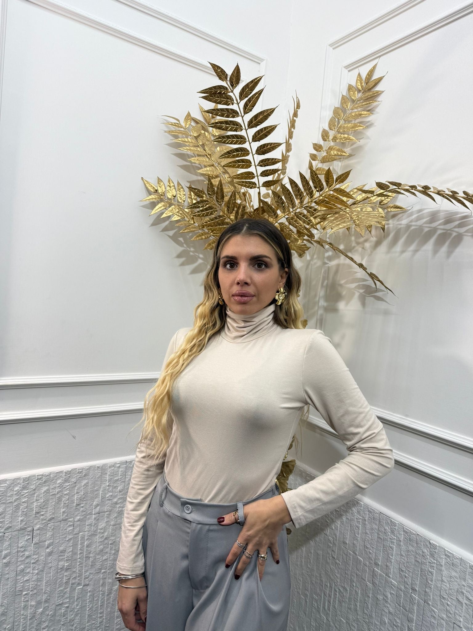 Maglia Helen collo alto