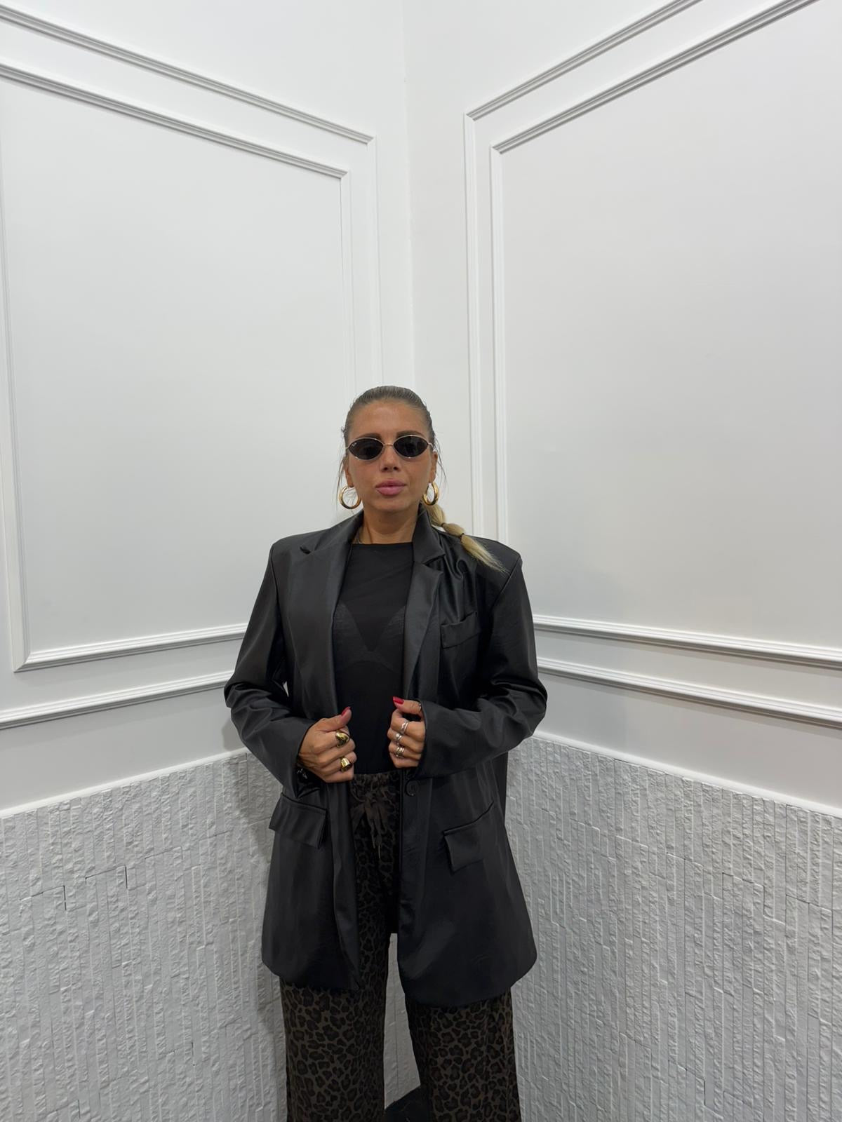 Blazer Ecopelle Oversize