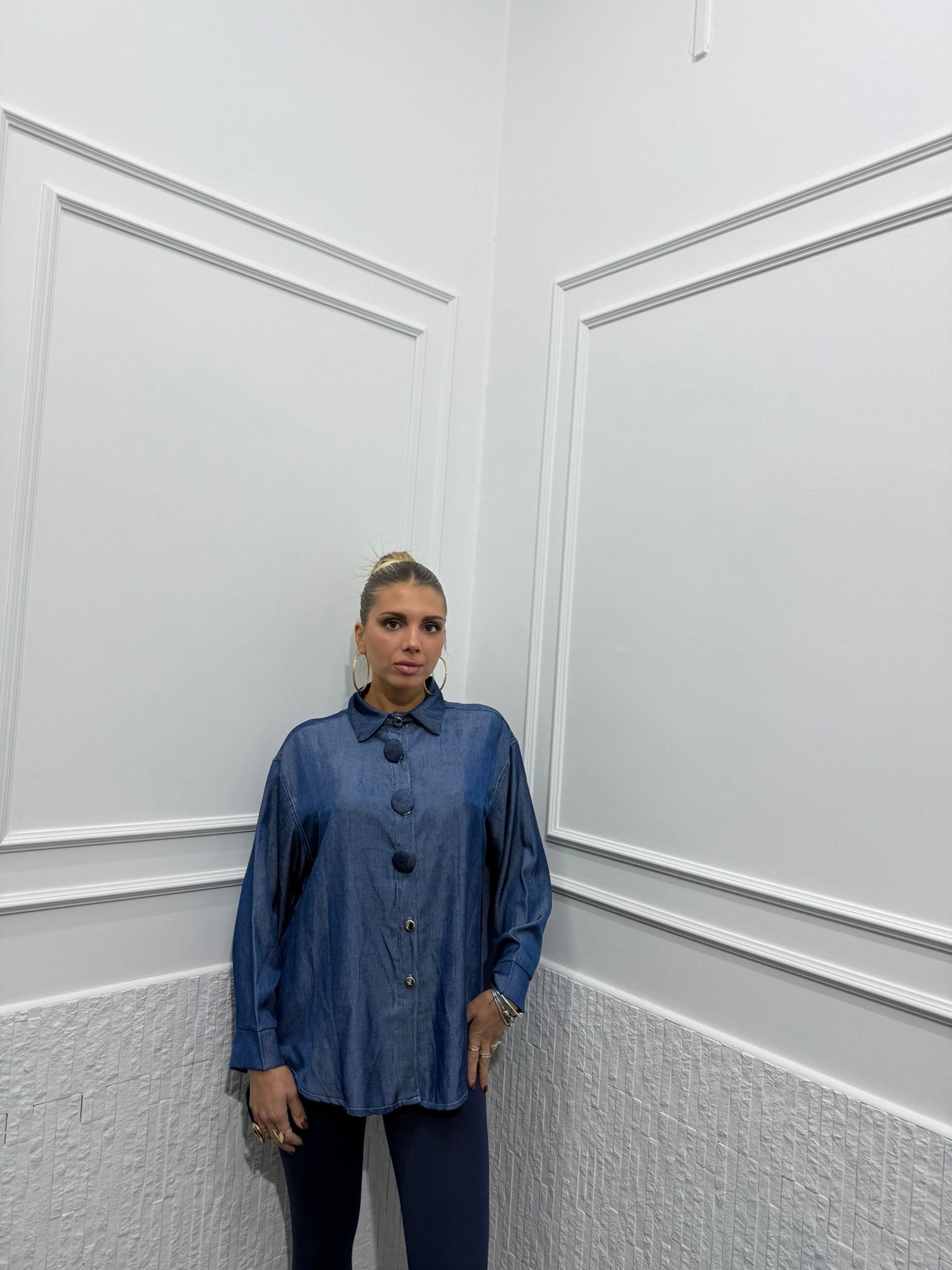 Camicia denim Bon Ton