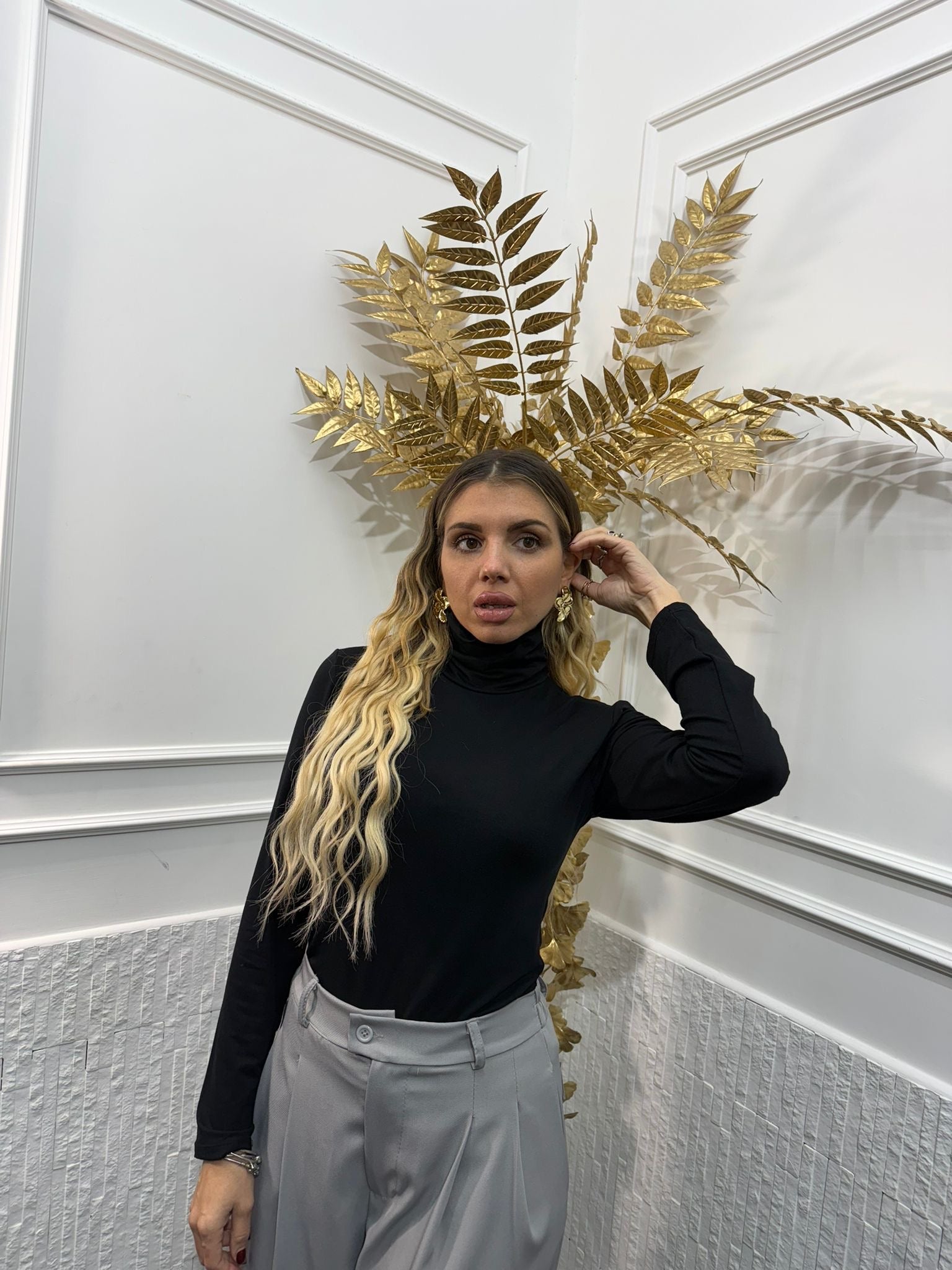 Maglia Helen collo alto