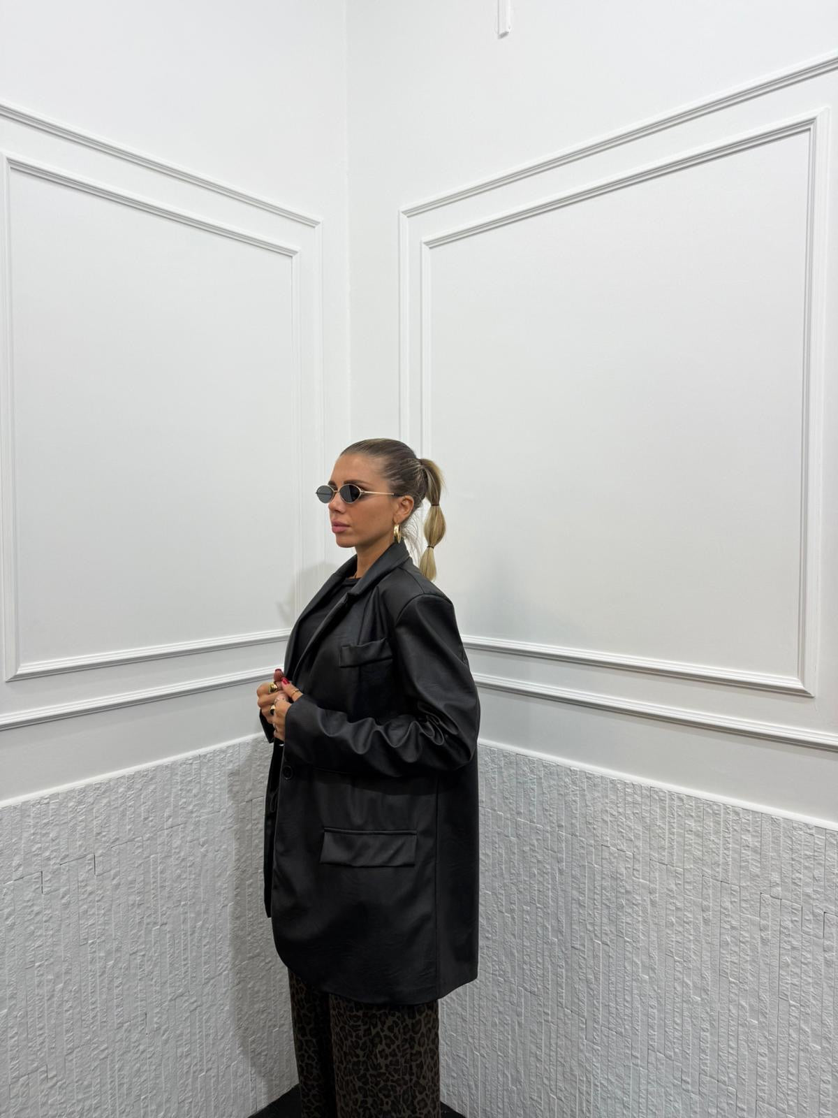 Blazer Ecopelle Oversize