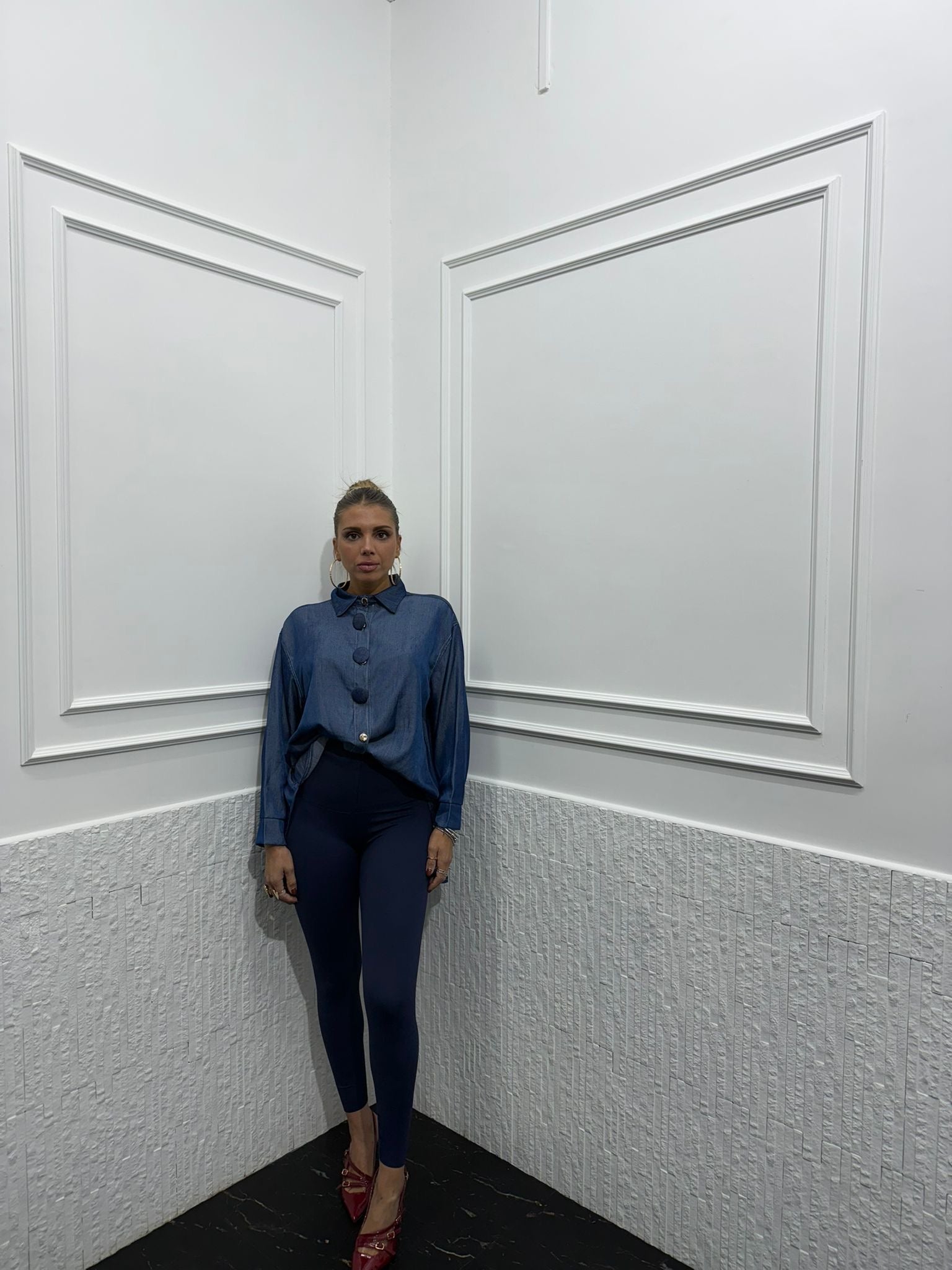 Camicia denim Bon Ton