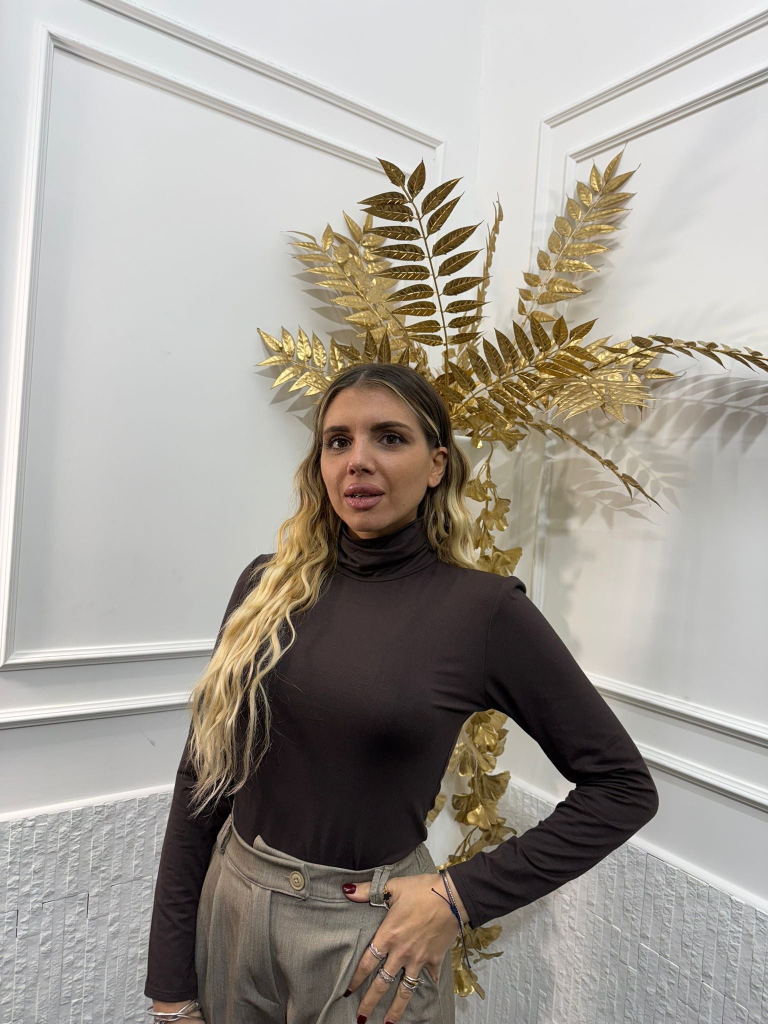 Maglia Helen collo alto