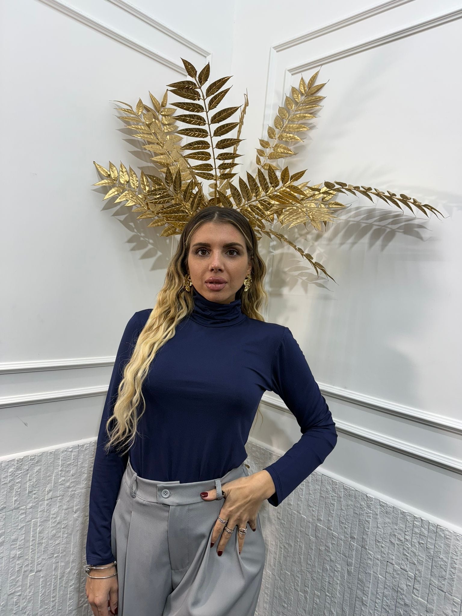 Maglia Helen collo alto