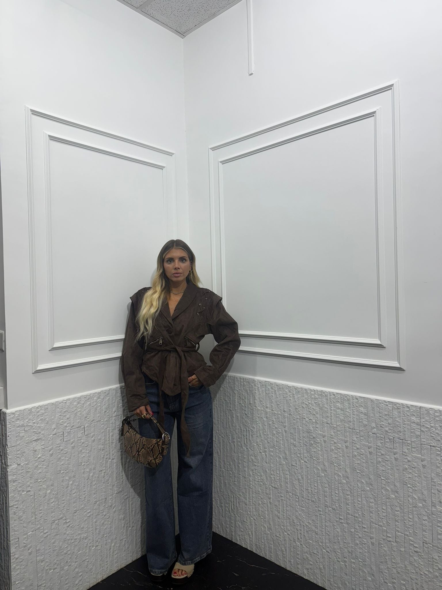 Blazer Alexander Camoscio