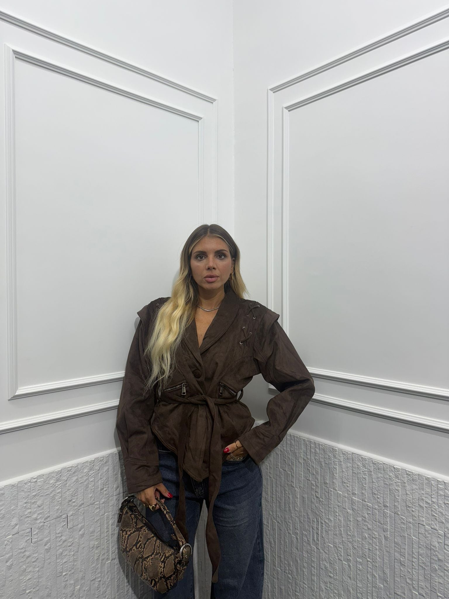 Blazer Alexander Camoscio