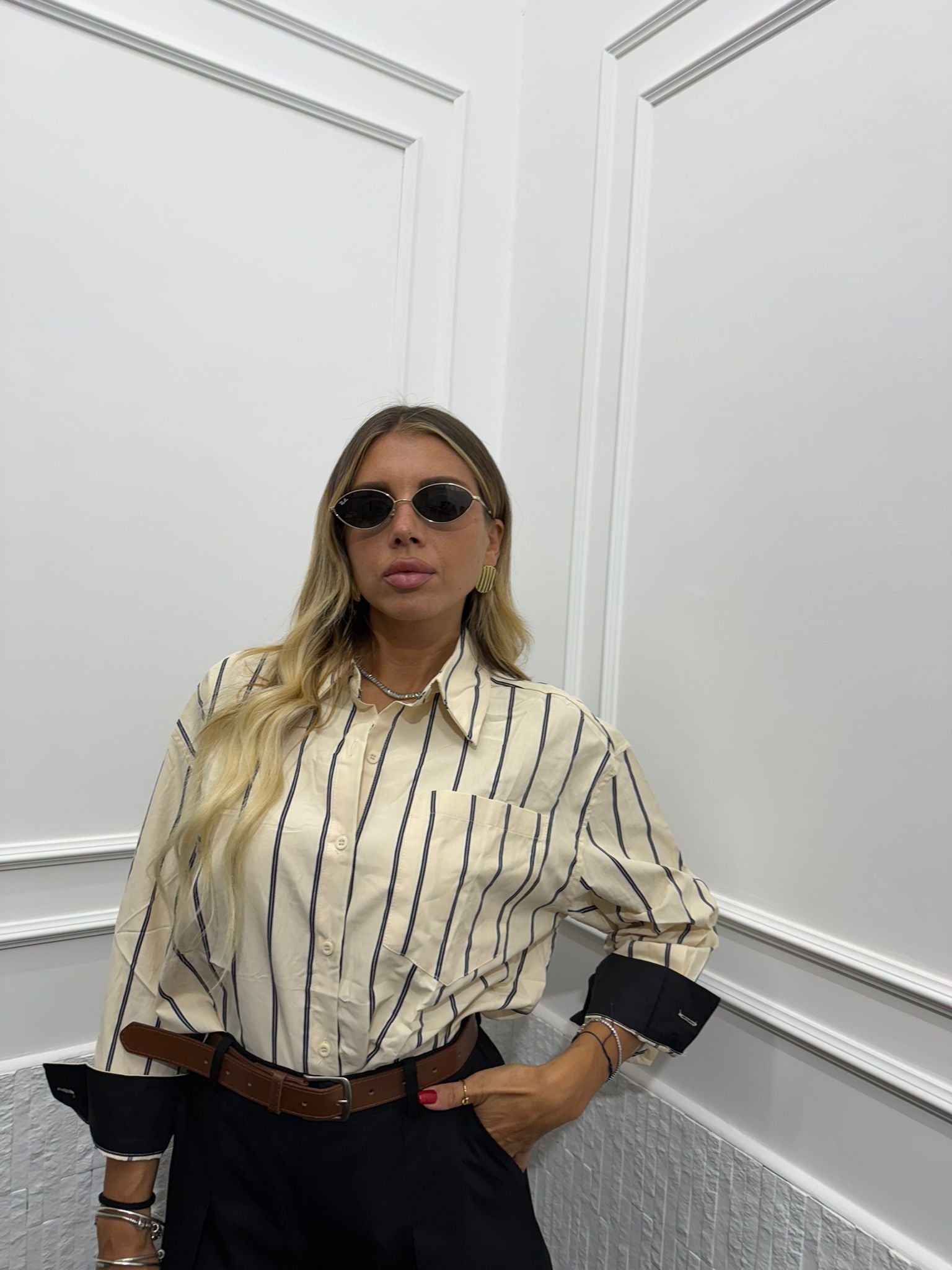 Camicia Righe Empire