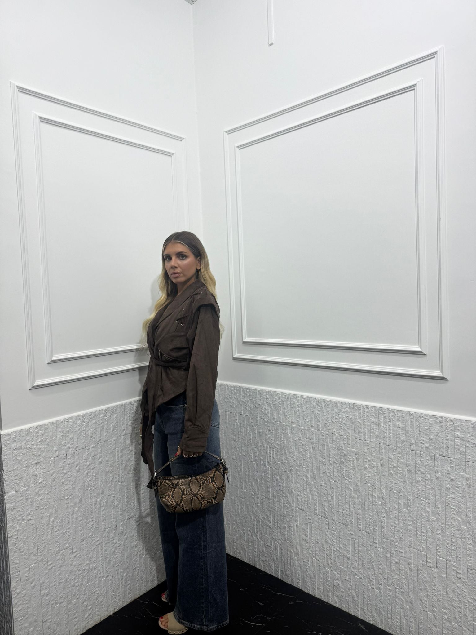 Blazer Alexander Camoscio