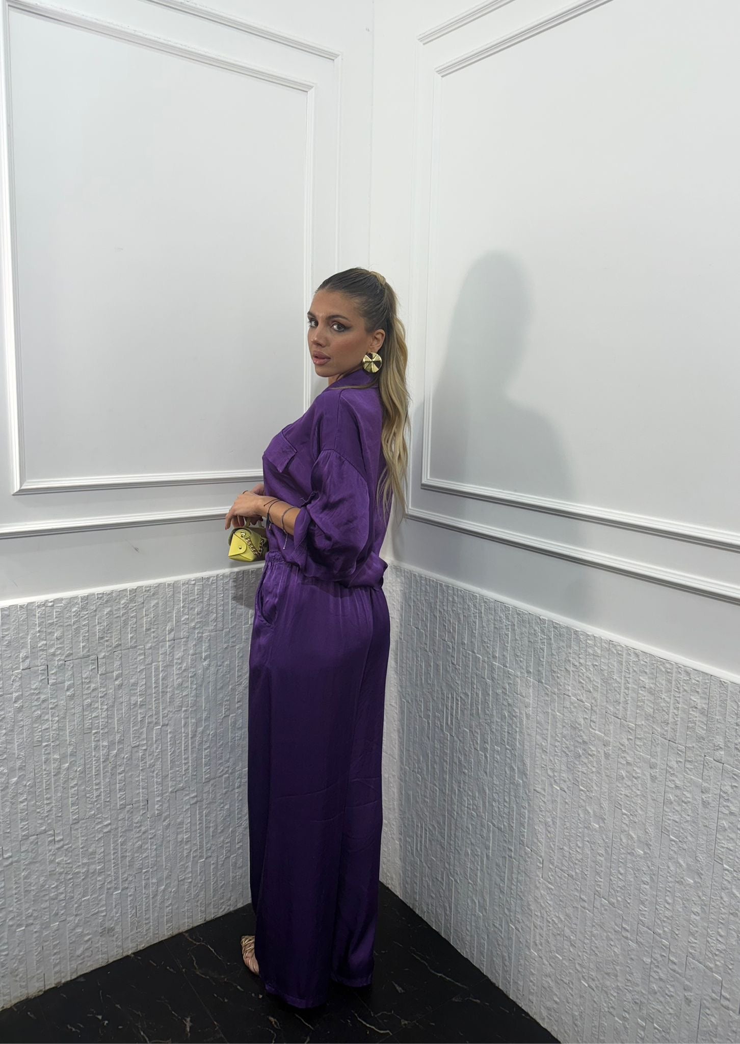Pantalone Satin Lux