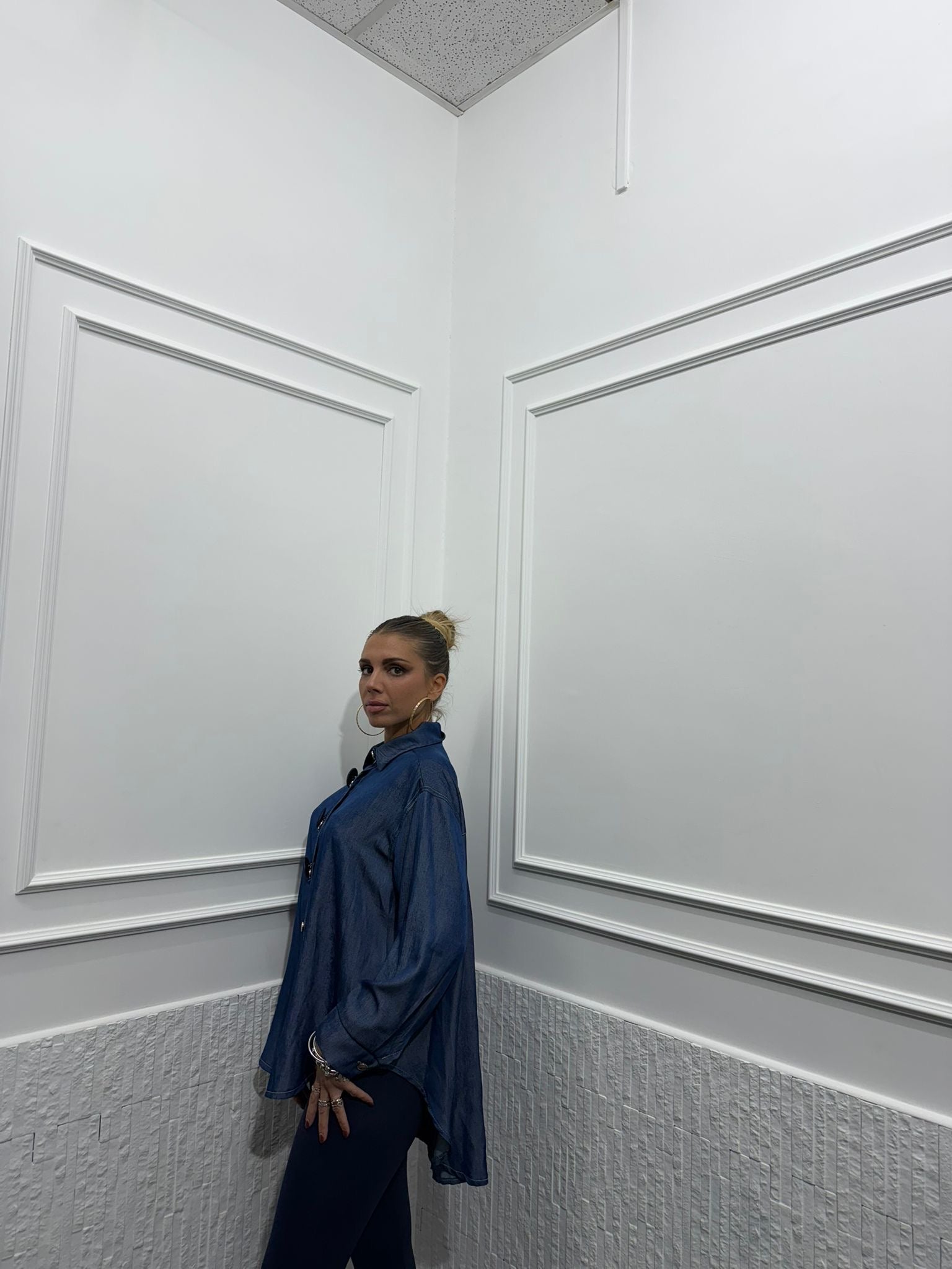 Camicia denim Bon Ton