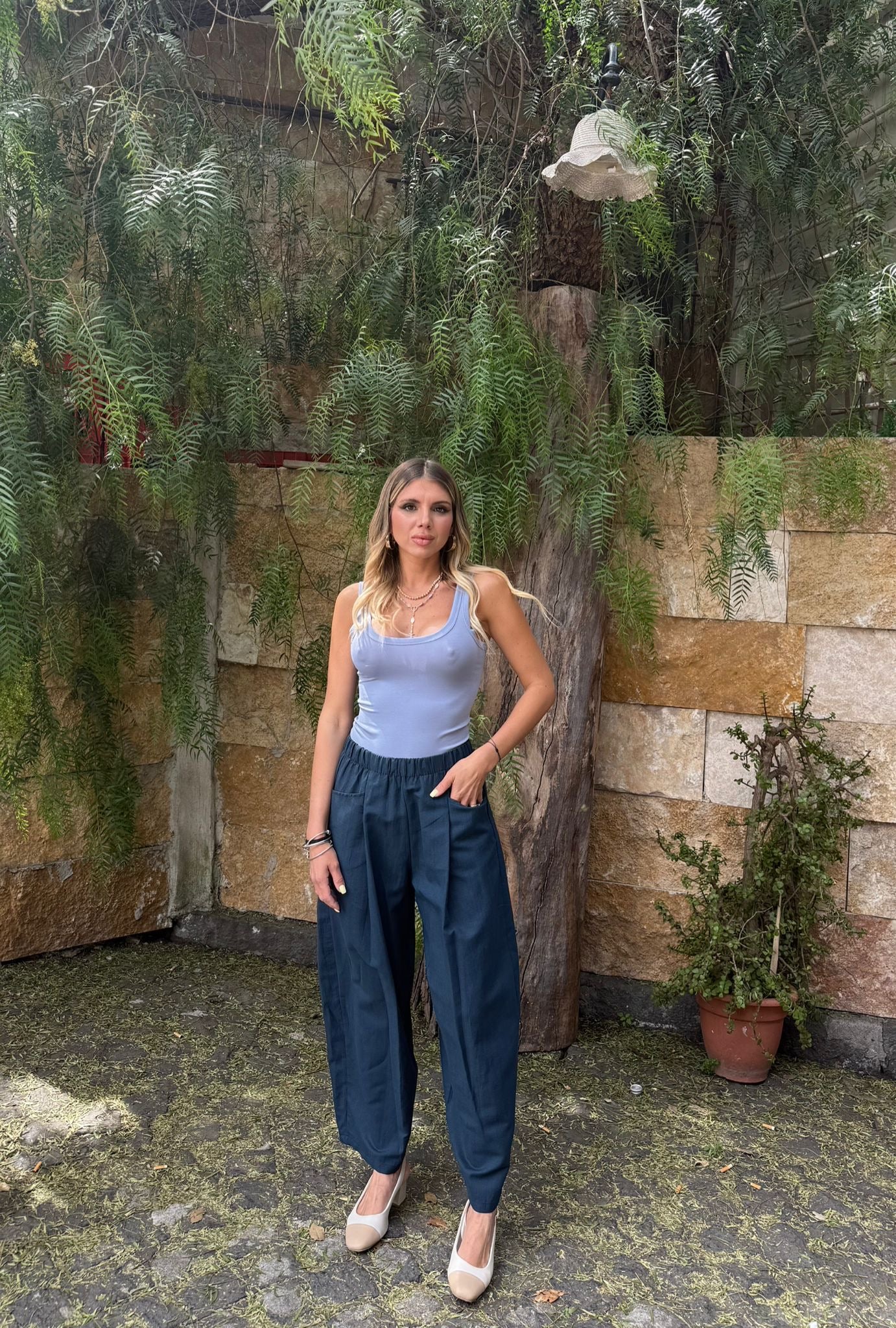 Pantalone Lino Just
