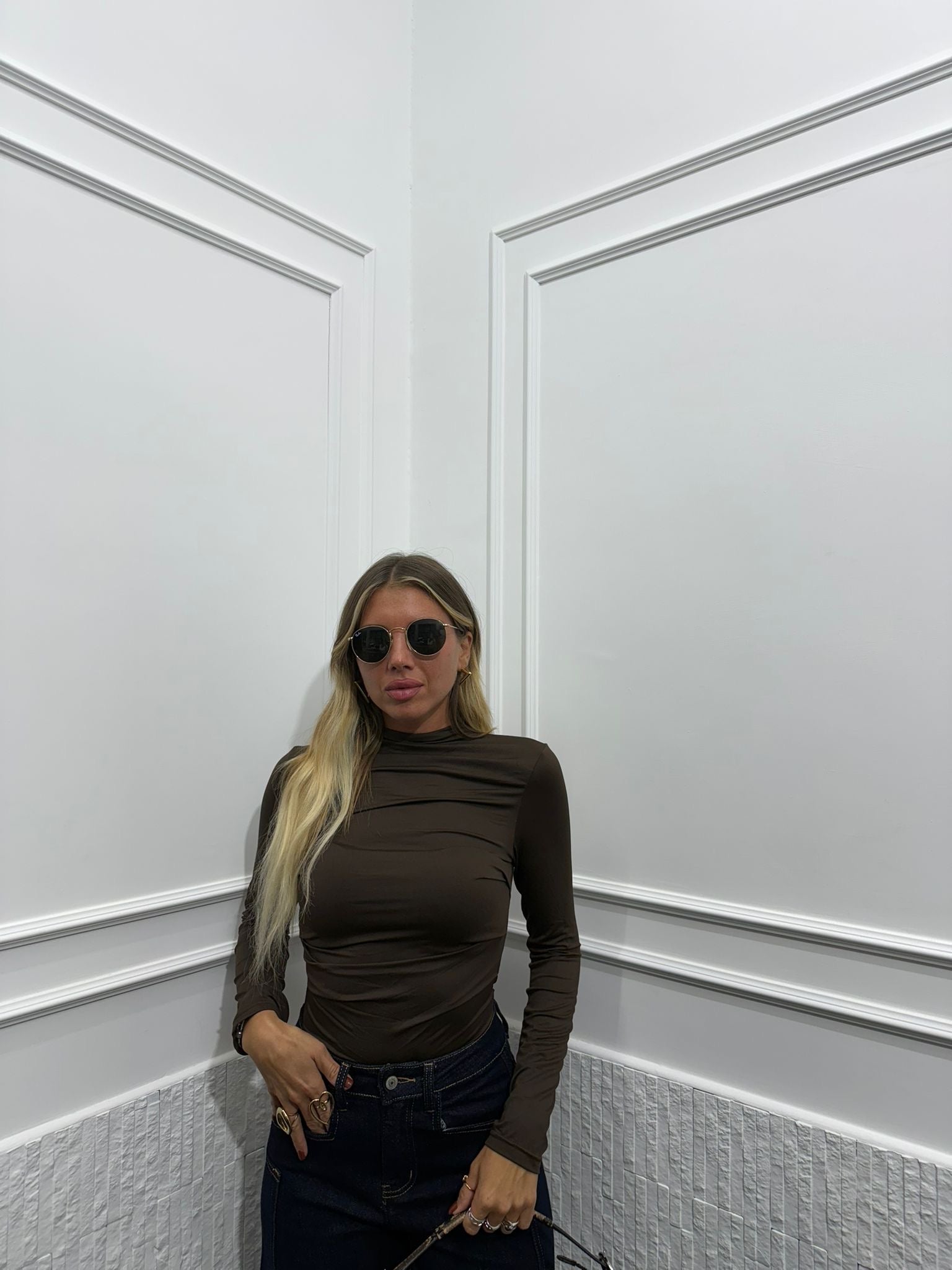 Maglia Kim drappeggiata
