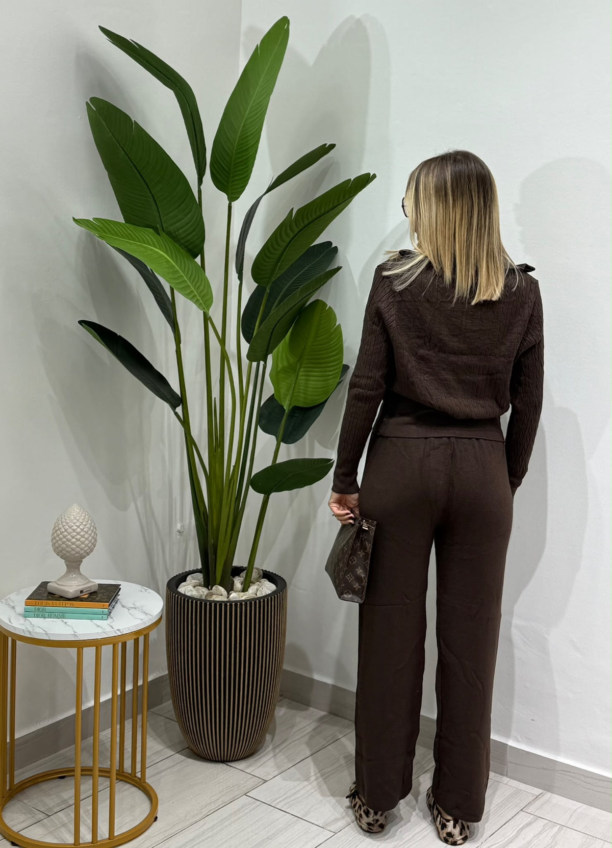 Coordinato easy chic caffè
