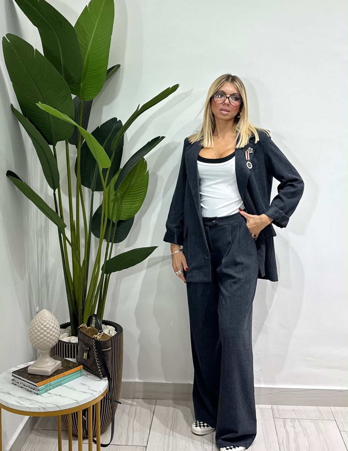Tailleur Diva Nero fumé