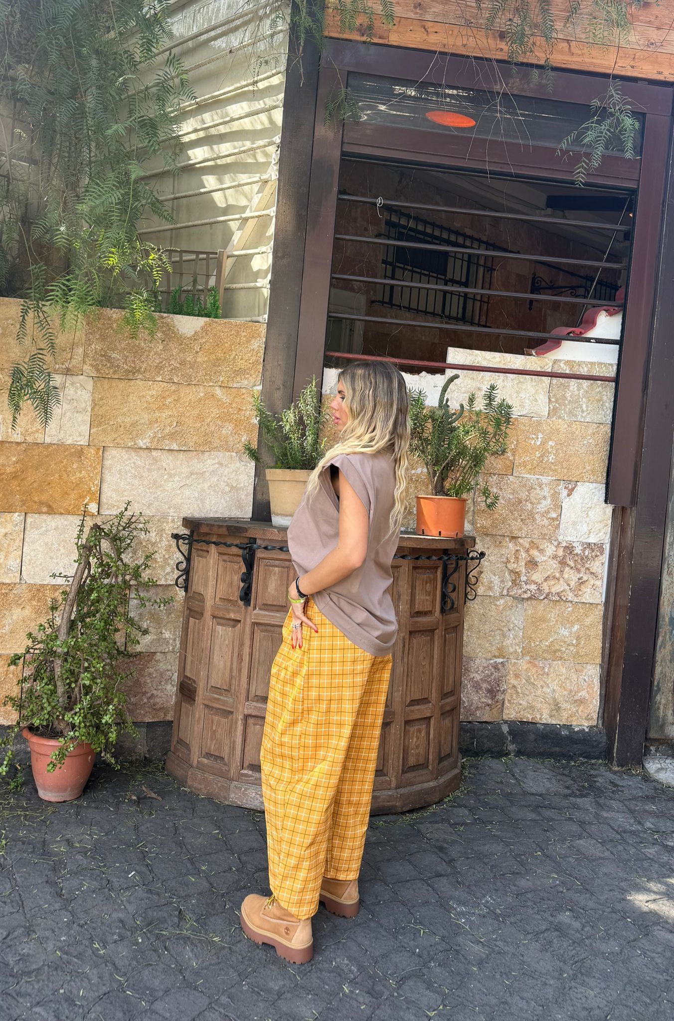 Pantaloni Quadri Just