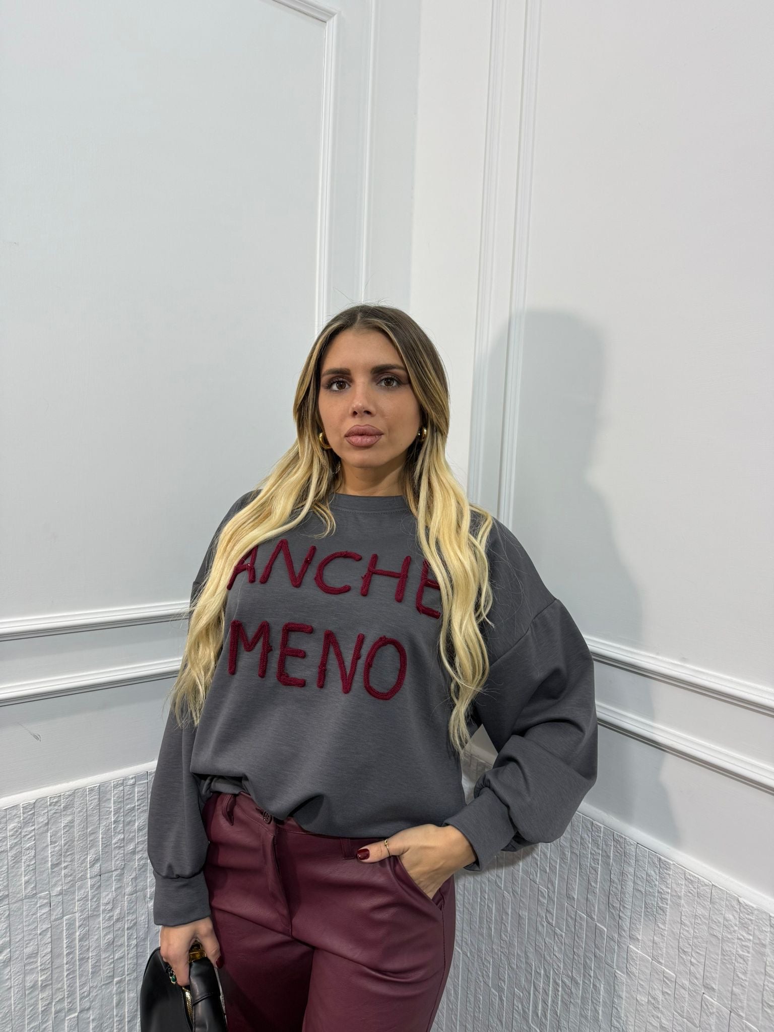Felpa Anche Meno