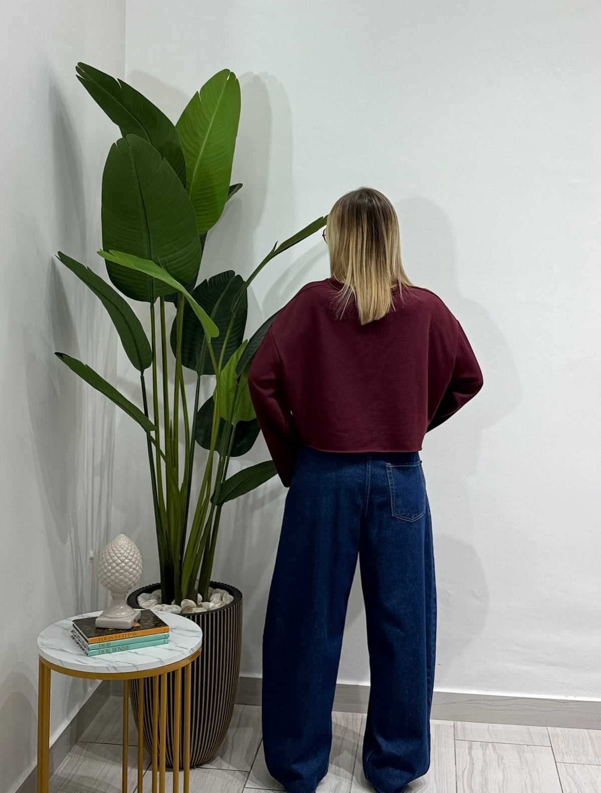 Denim combinato Just