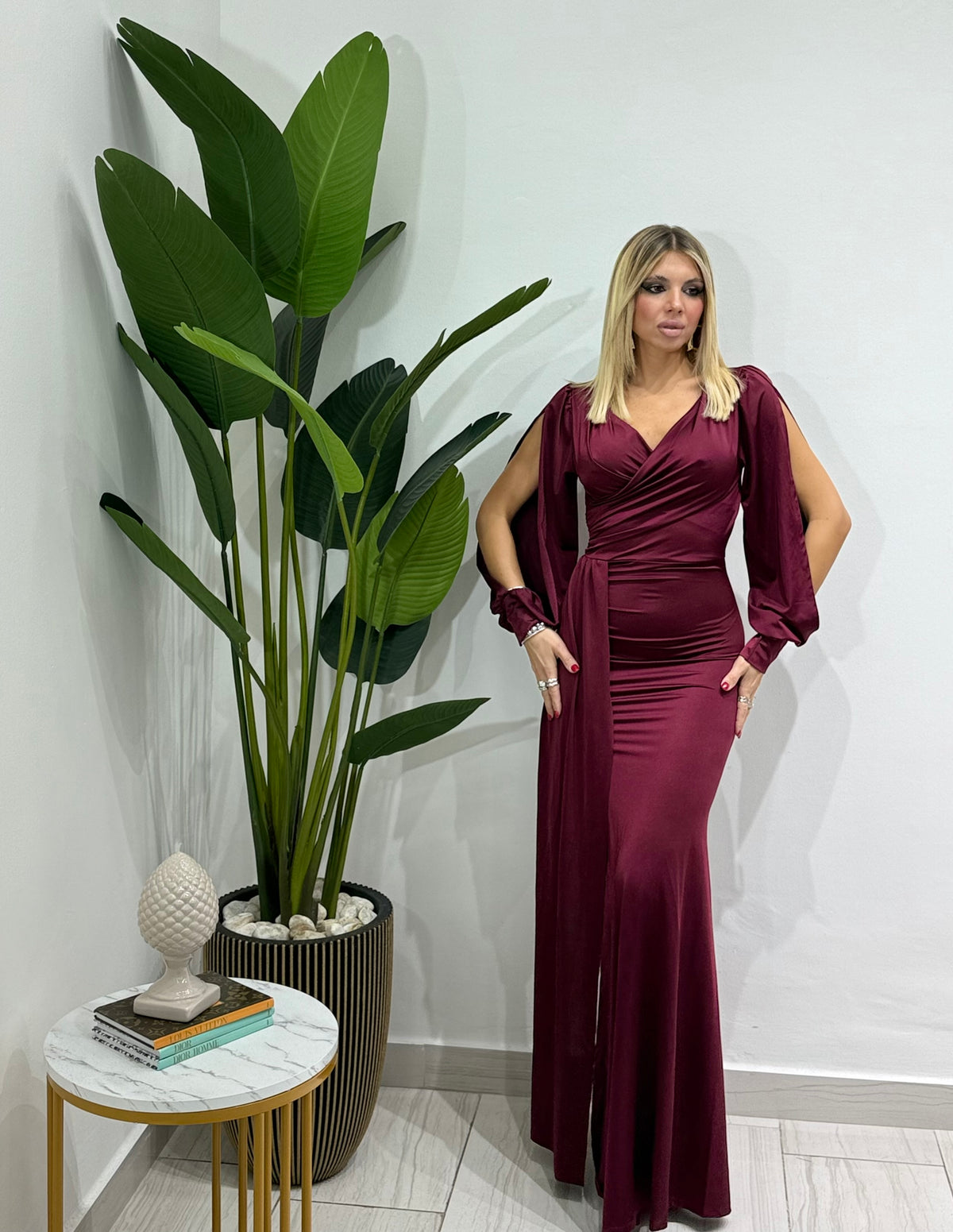 Dress Hypnotic Bordeaux