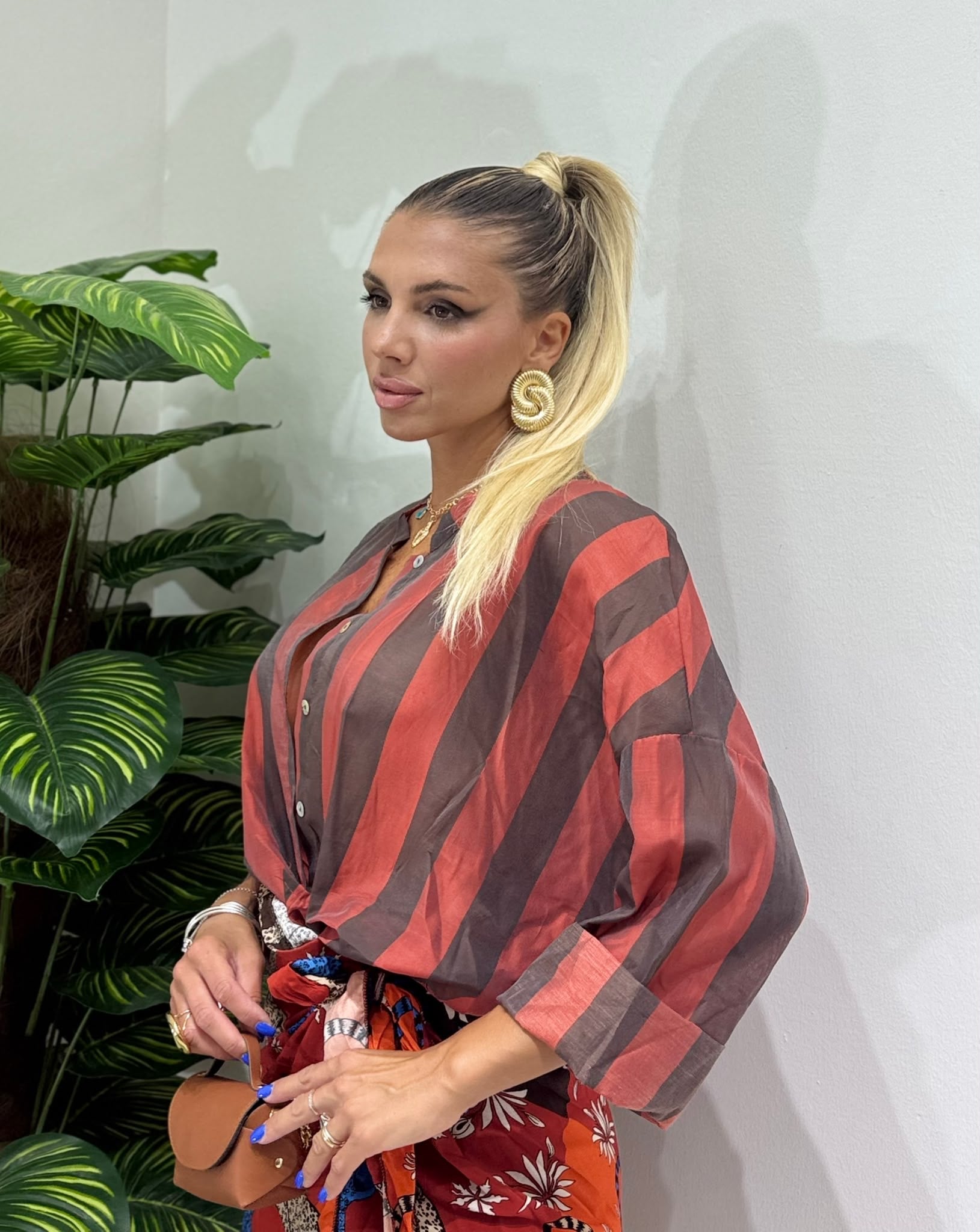 Camicia Amazzonia a righe
