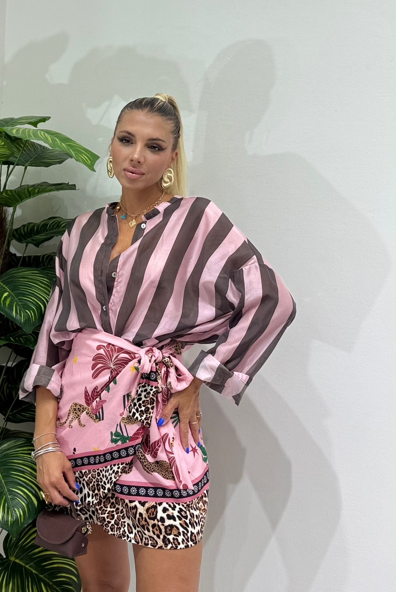 Camicia Amazzonia a righe