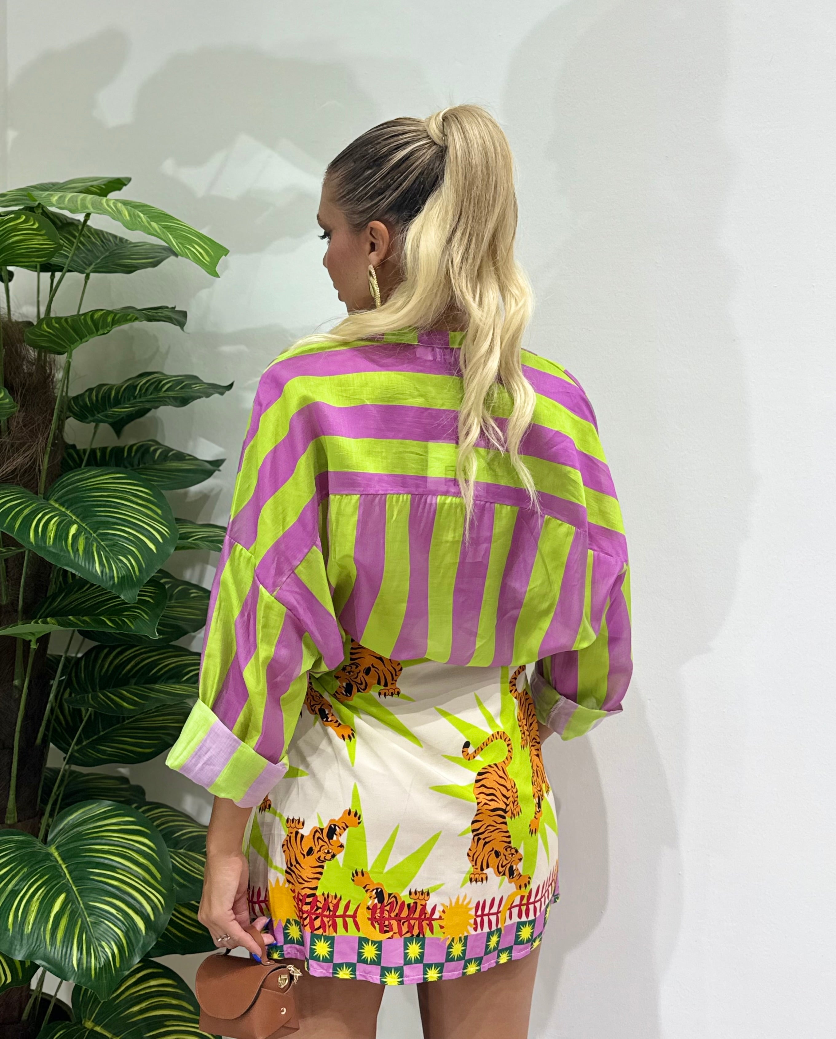 Camicia Amazzonia a righe