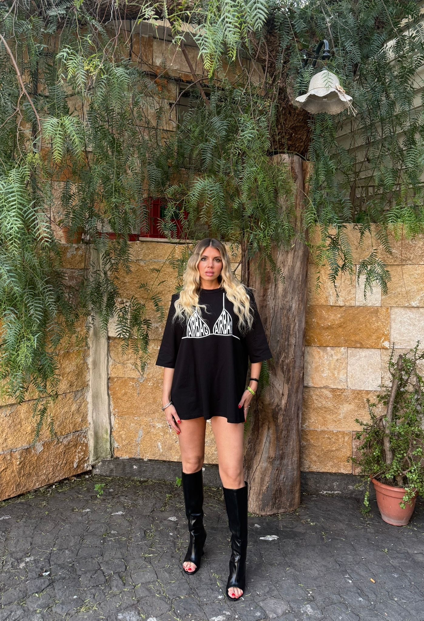 Maxi t shirt bikini
