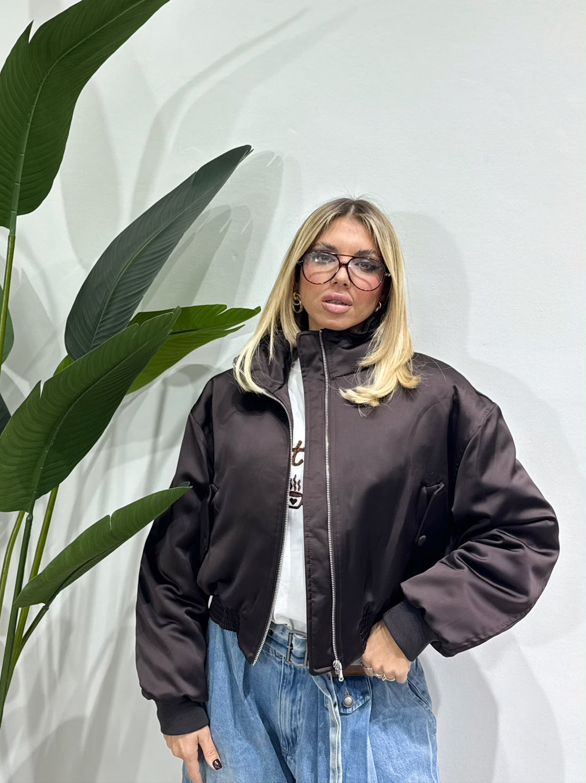 Bomber By lumina marrone