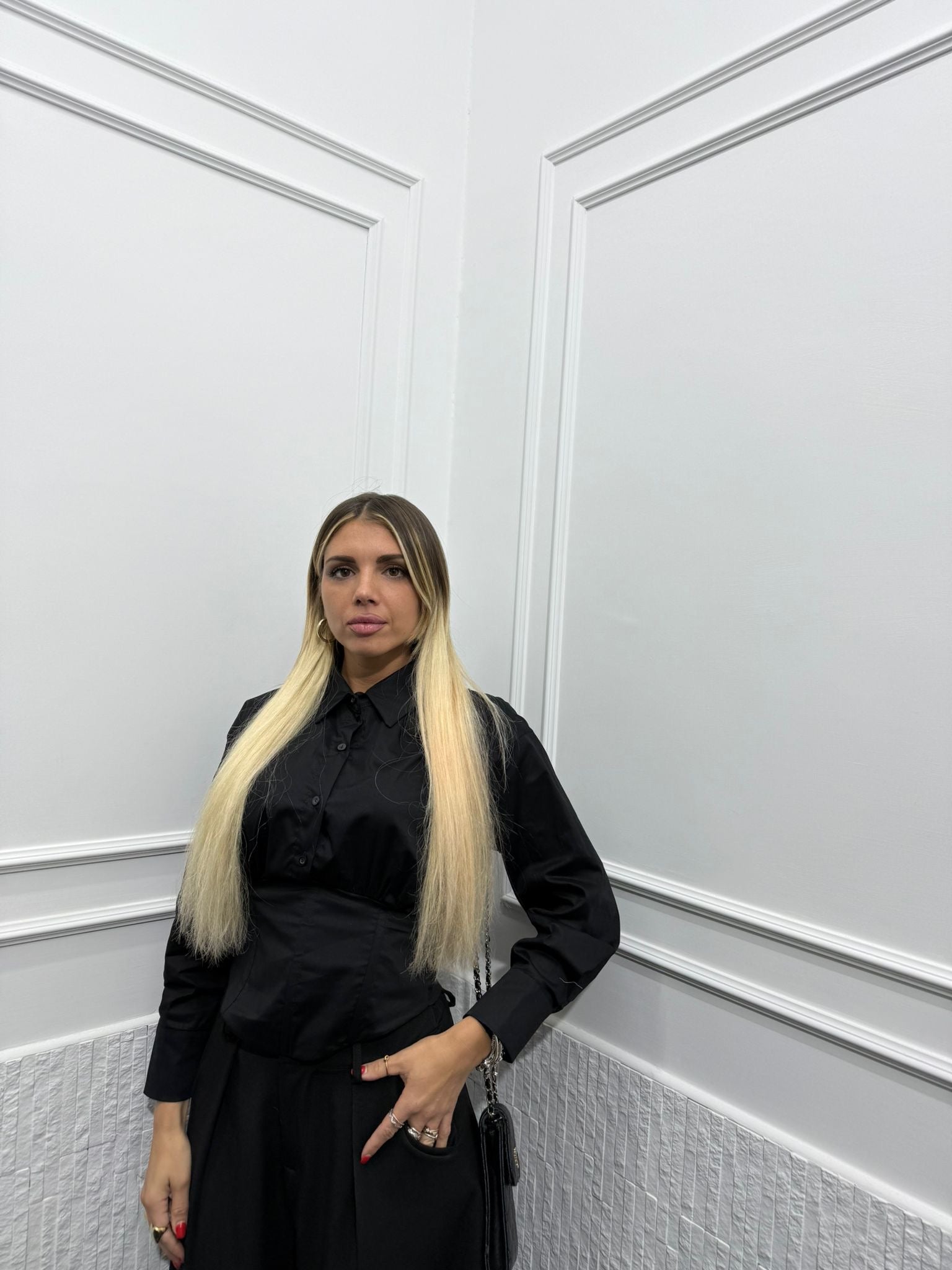 Camicia Crop Bustier