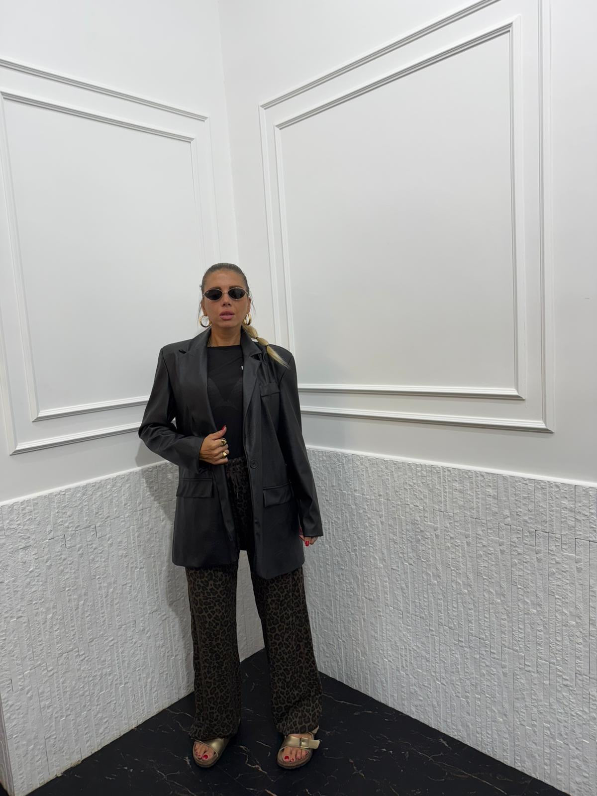 Blazer Ecopelle Oversize