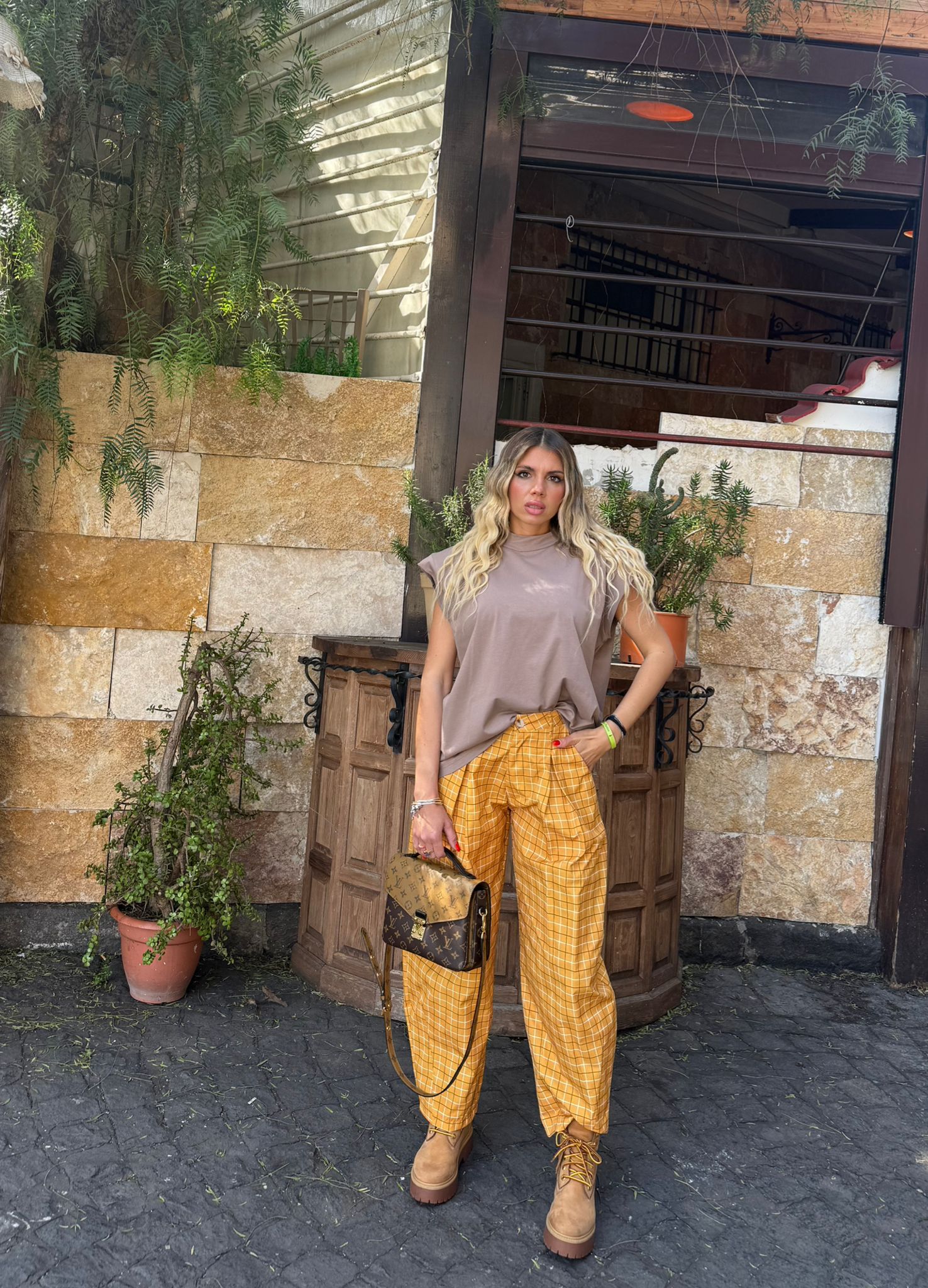 Pantaloni Quadri Just
