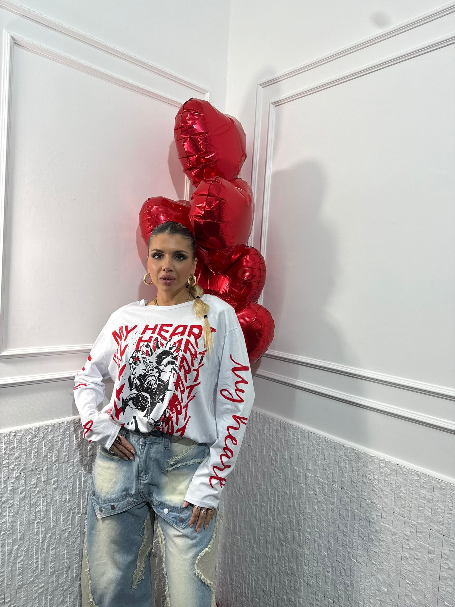 Maxi t Shirt Heart