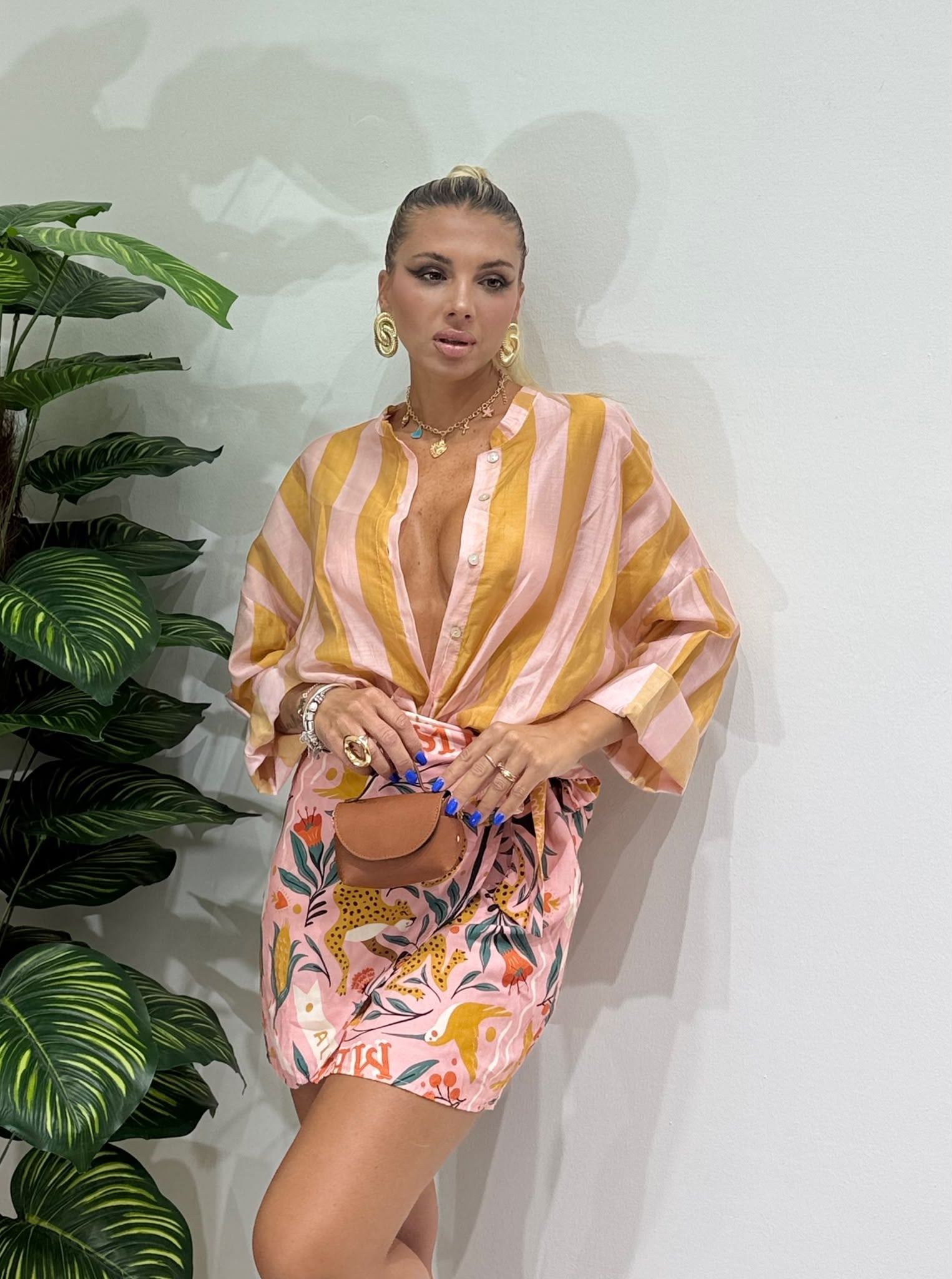 Camicia Amazzonia a righe
