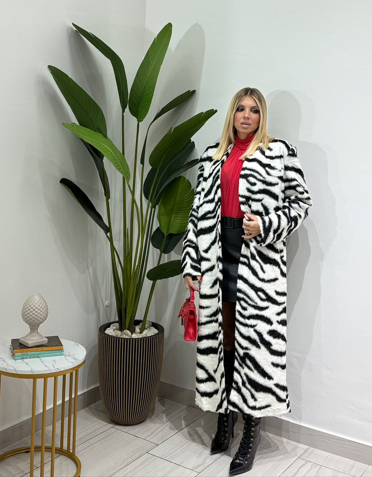 Coat Zebra Queen By lumina