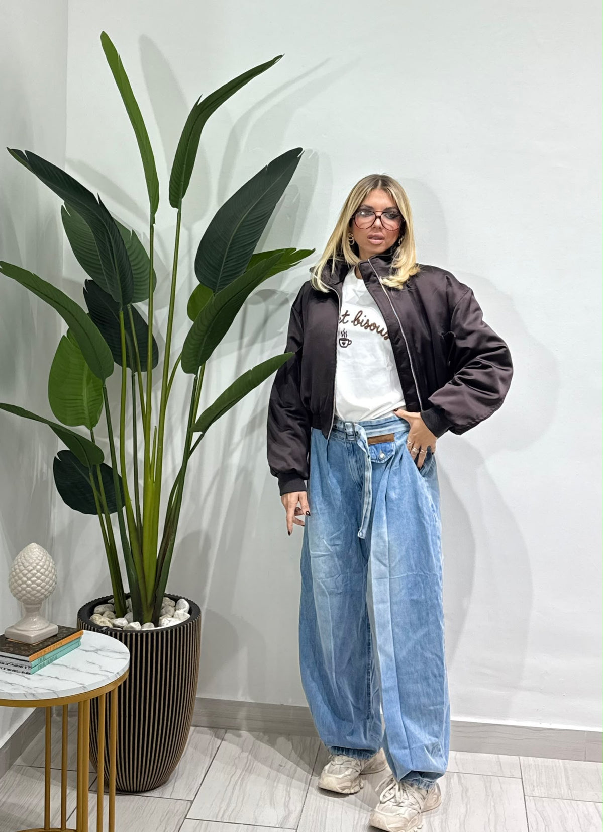 Bomber By lumina marrone