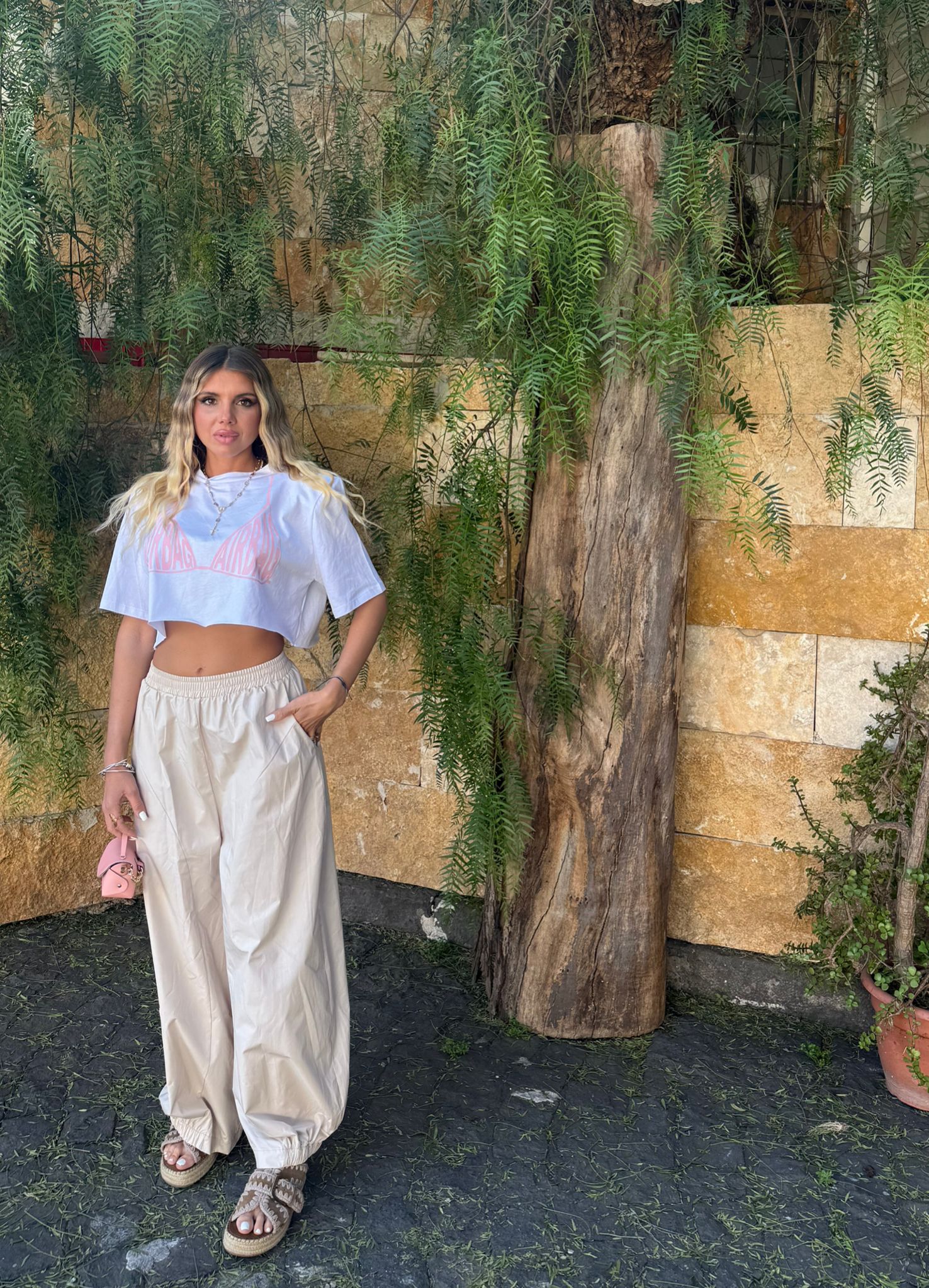 Pantalone Wide Just