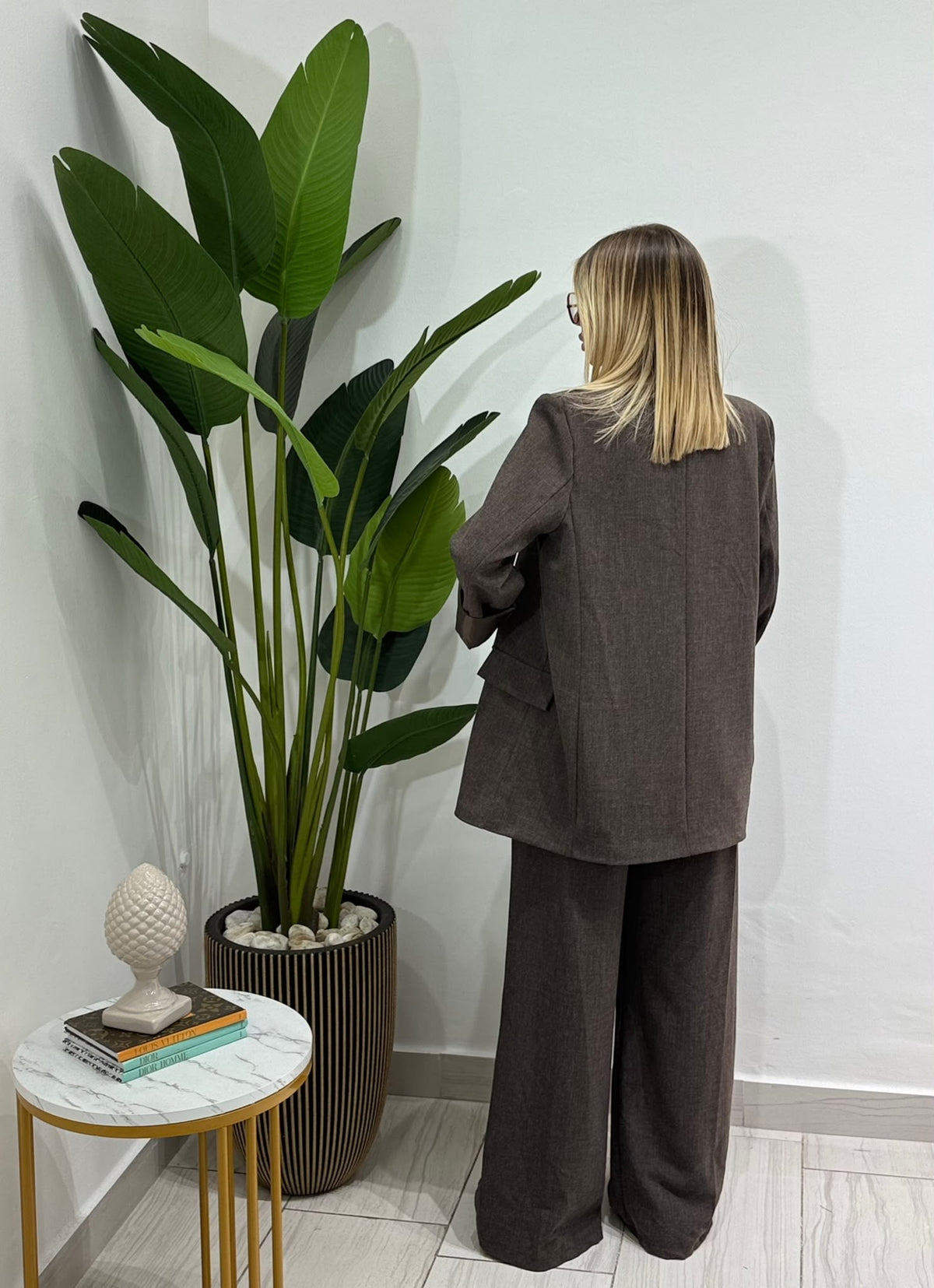 Tailleur Diva Marrone