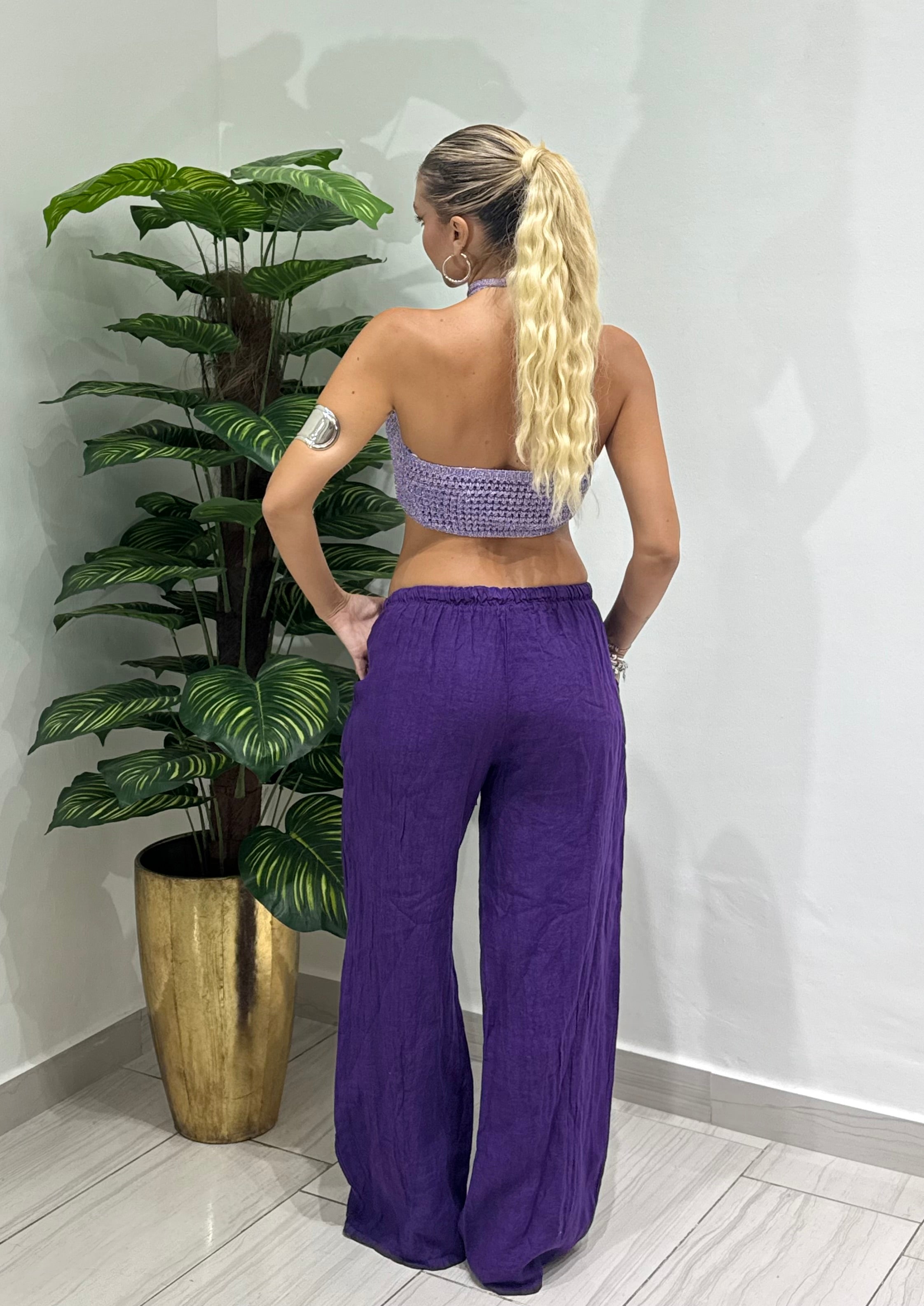 Pantalone Puro Lino