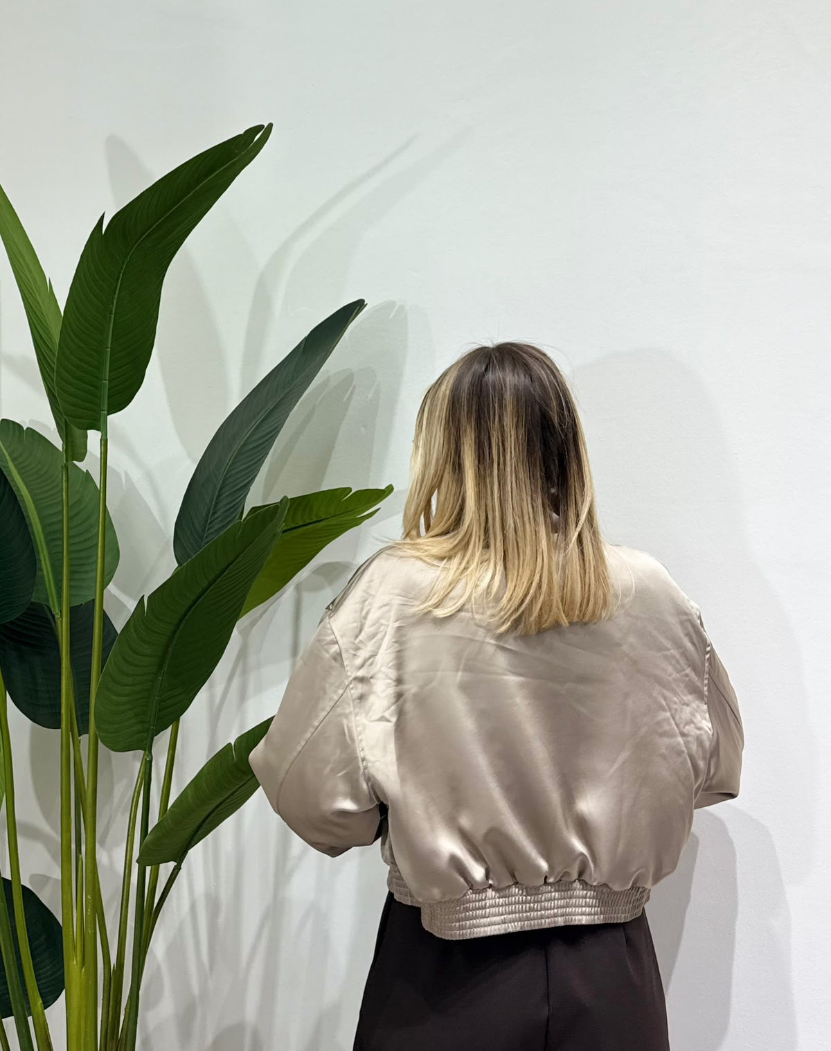 Bomber By lumina beige