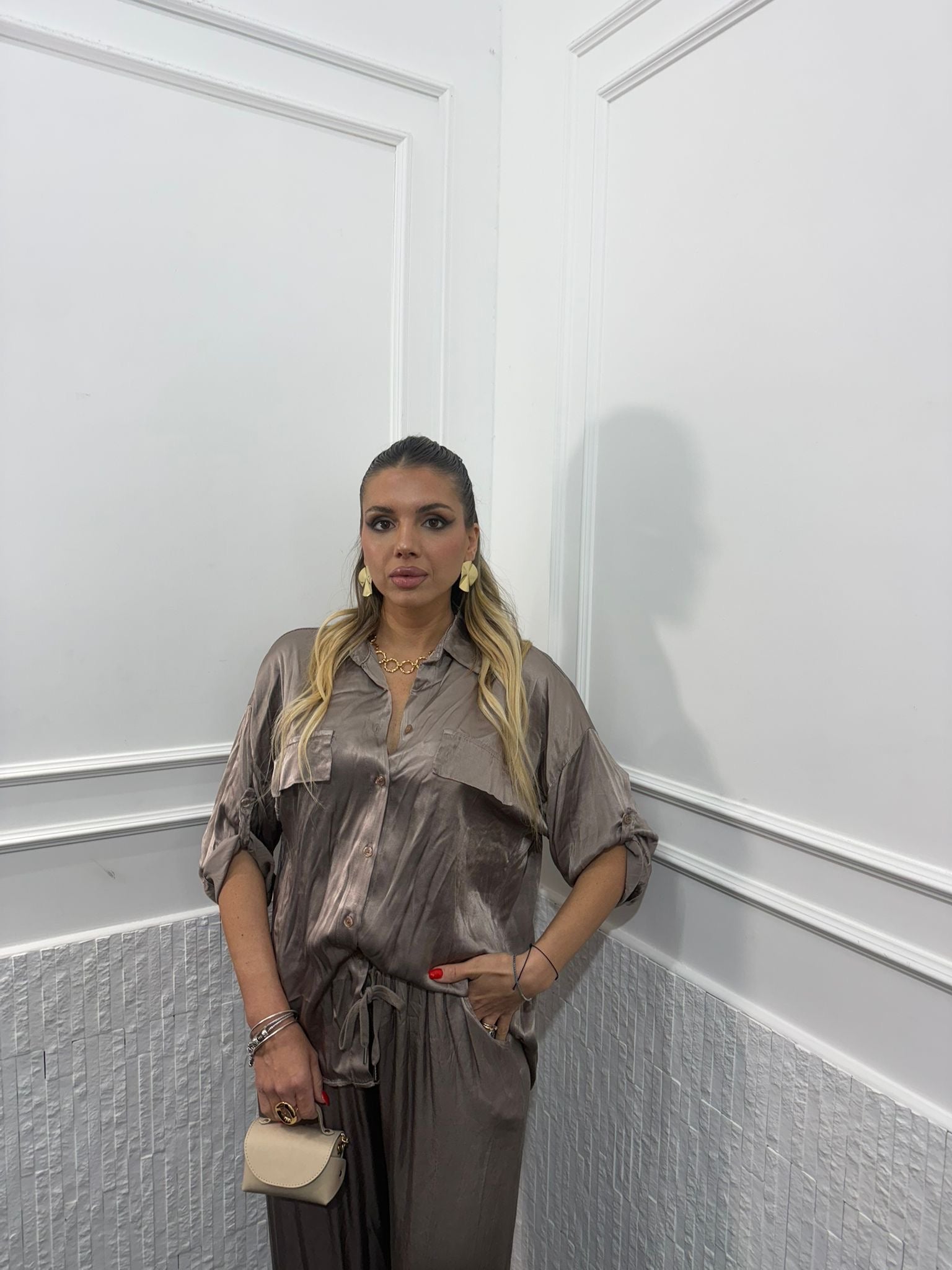 Camicia Satin Lux