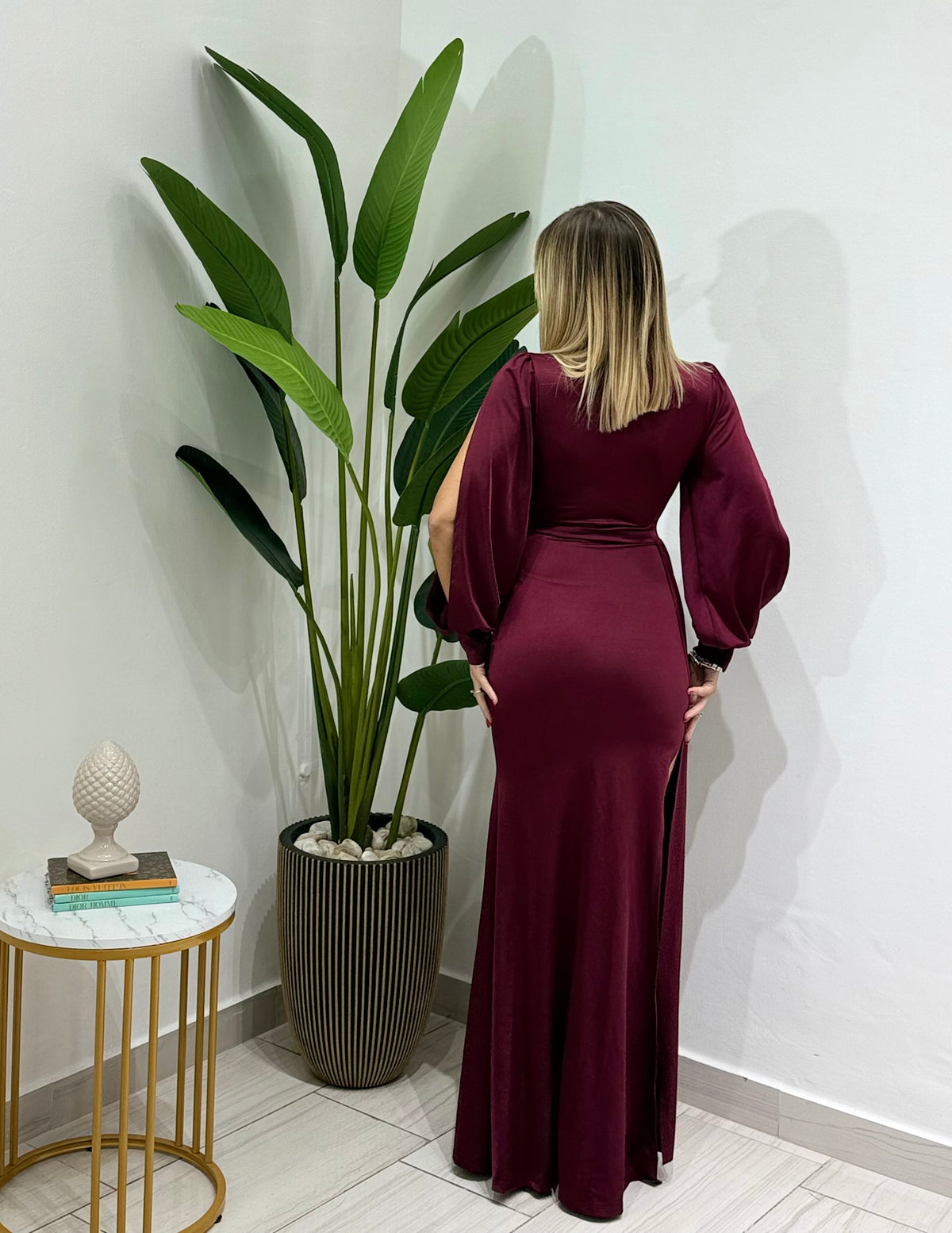 Dress Hypnotic Bordeaux