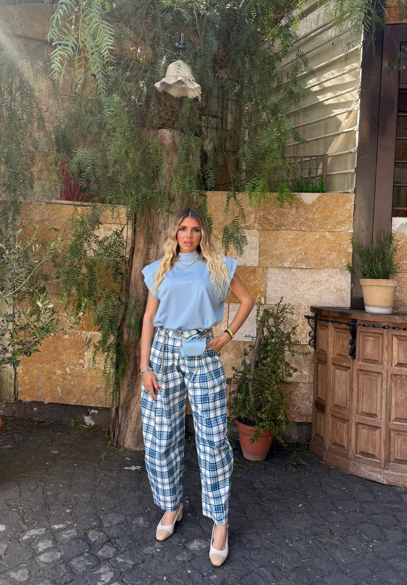 Pantaloni Quadri Just