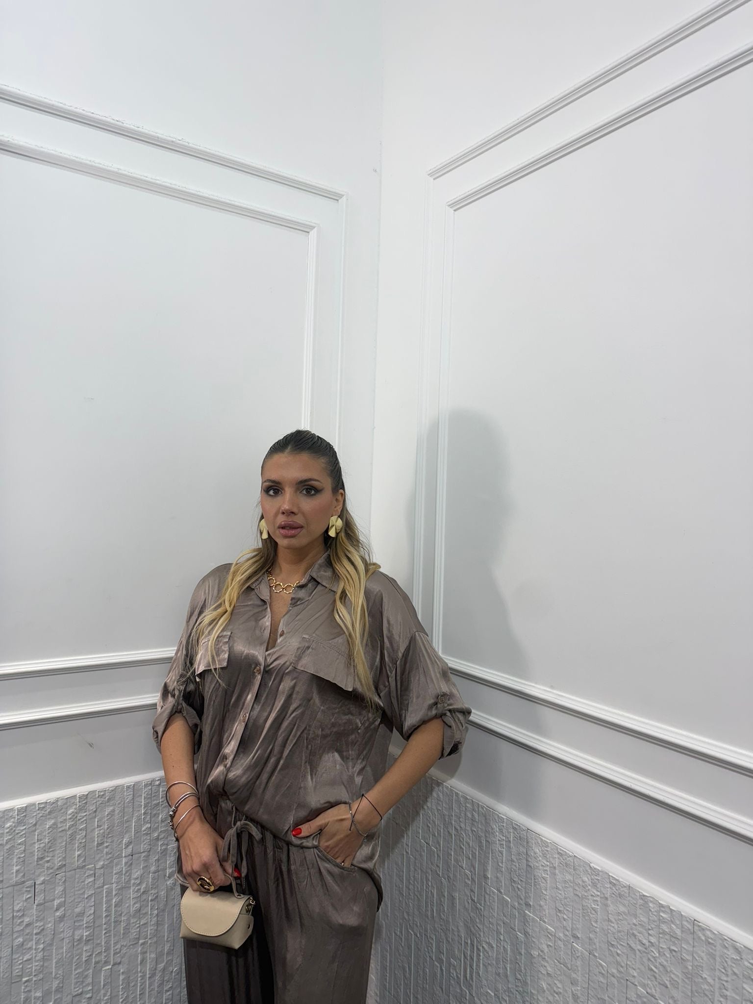 Camicia Satin Lux