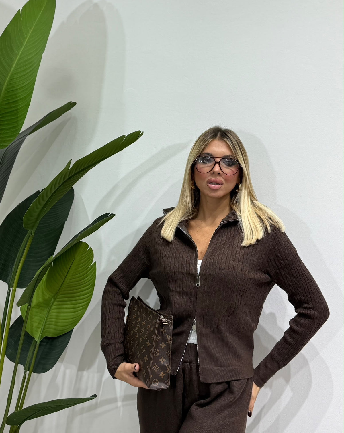 Coordinato easy chic caffè