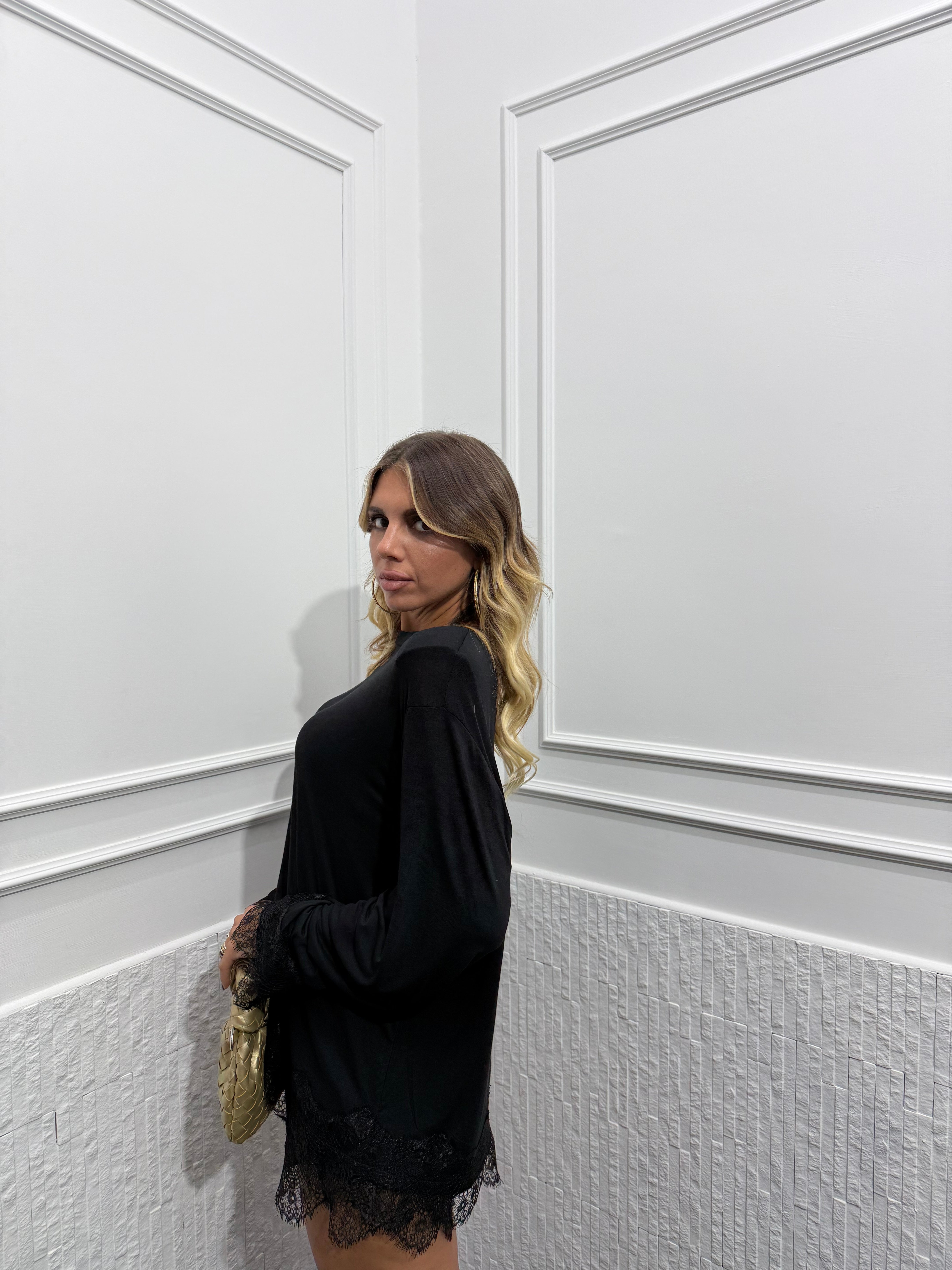 Maglia in pizzo JustWest
