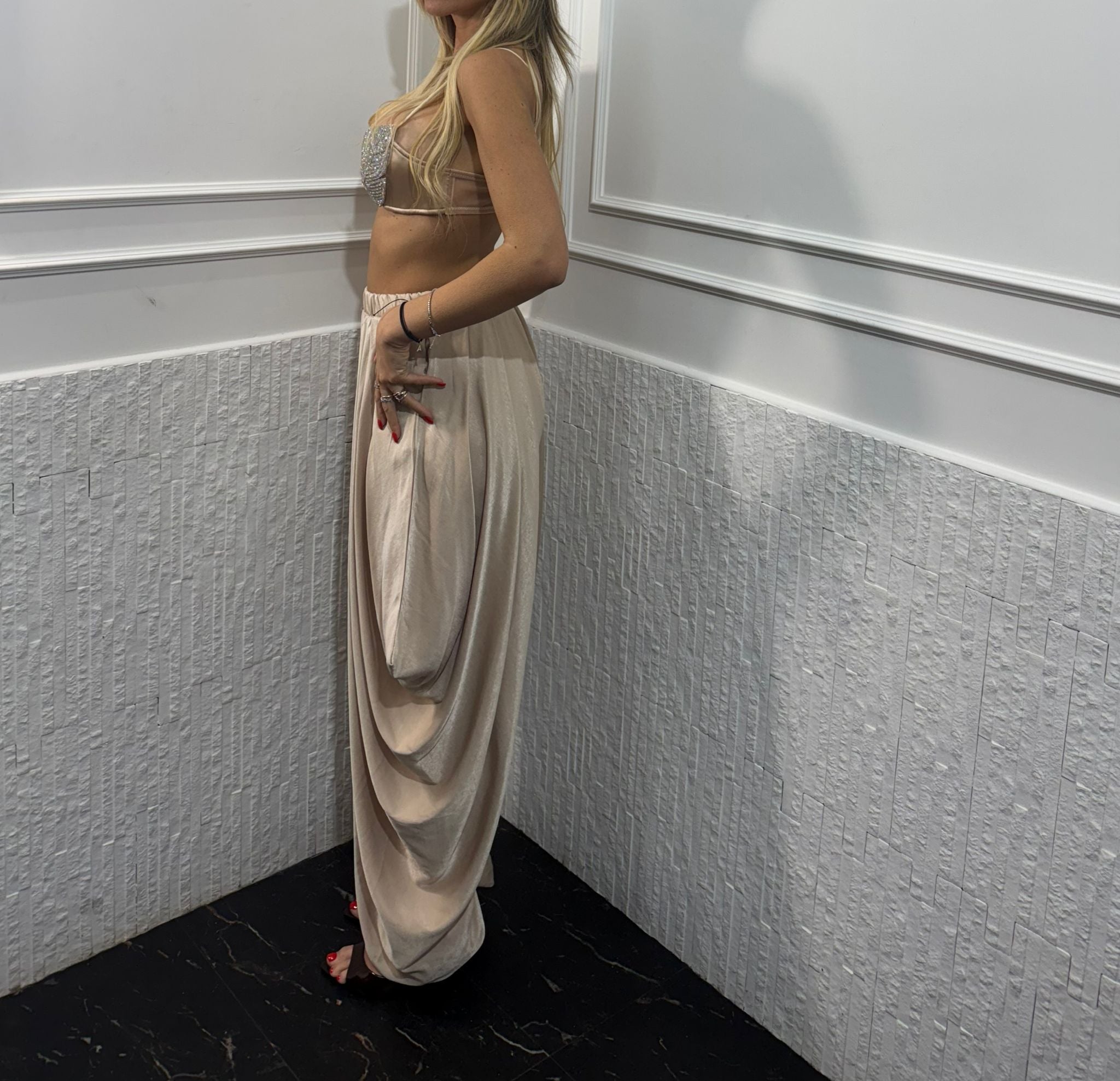 Pantalone Satin Just
