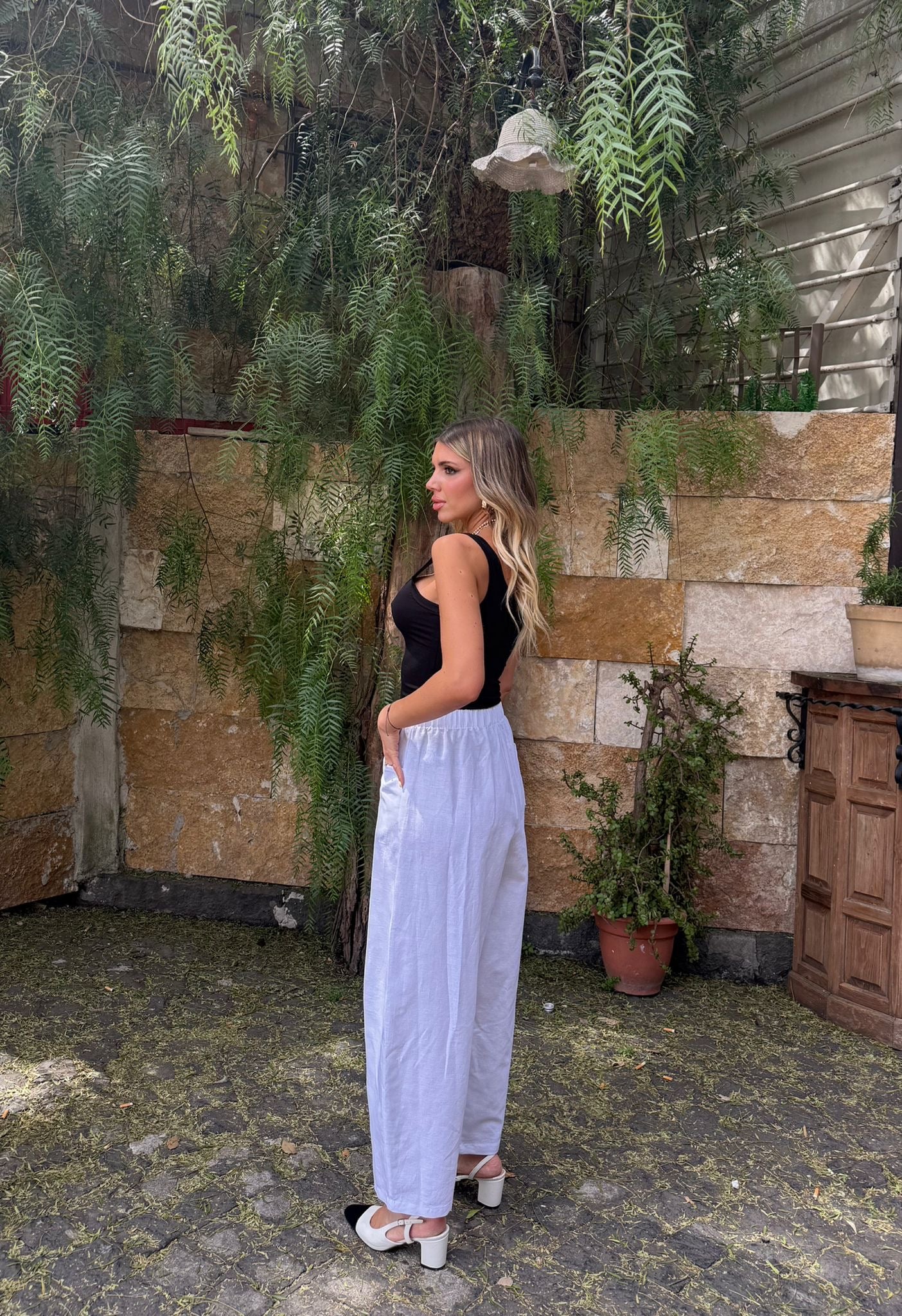 Pantalone Lino Just