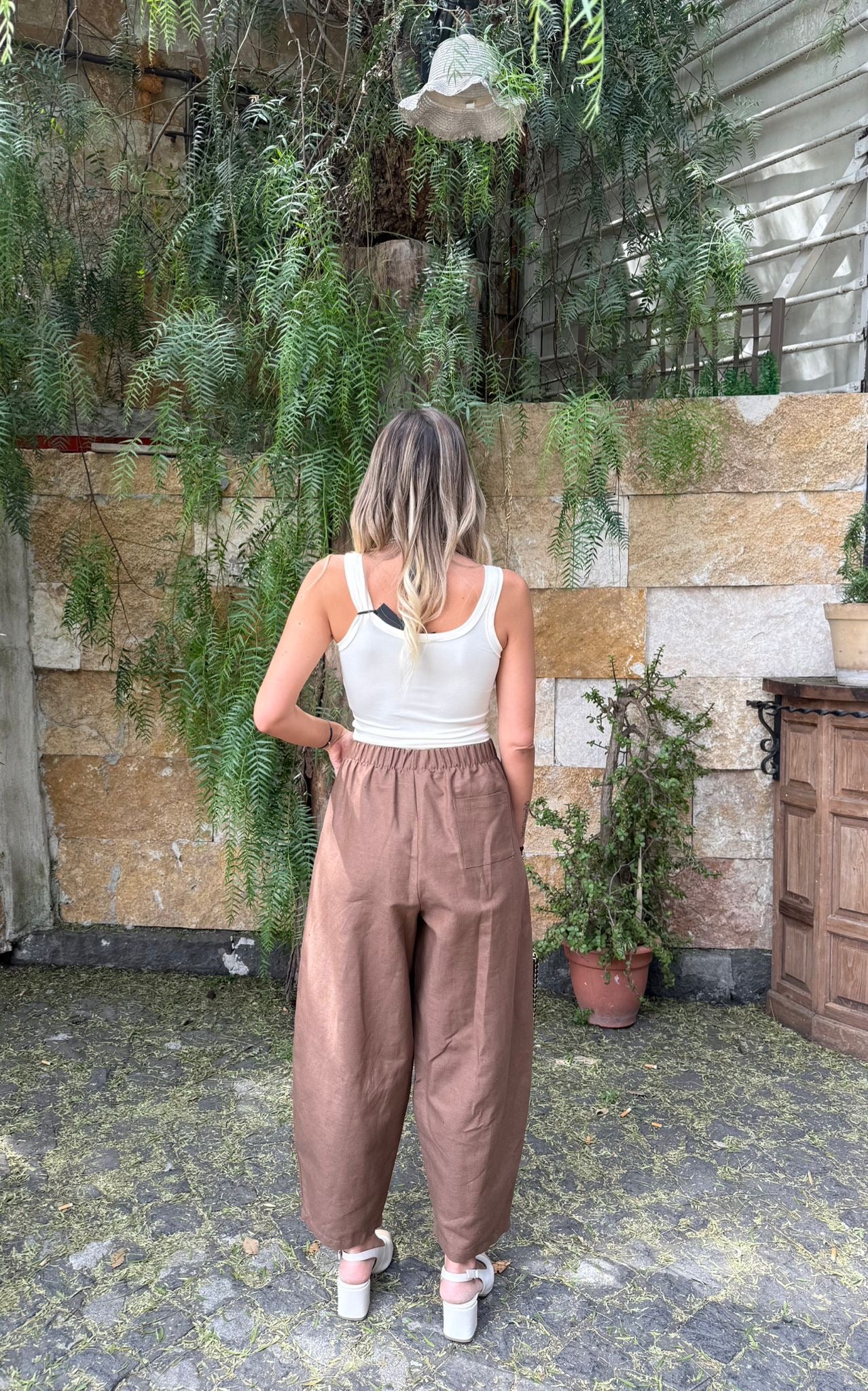 Pantalone Lino Just