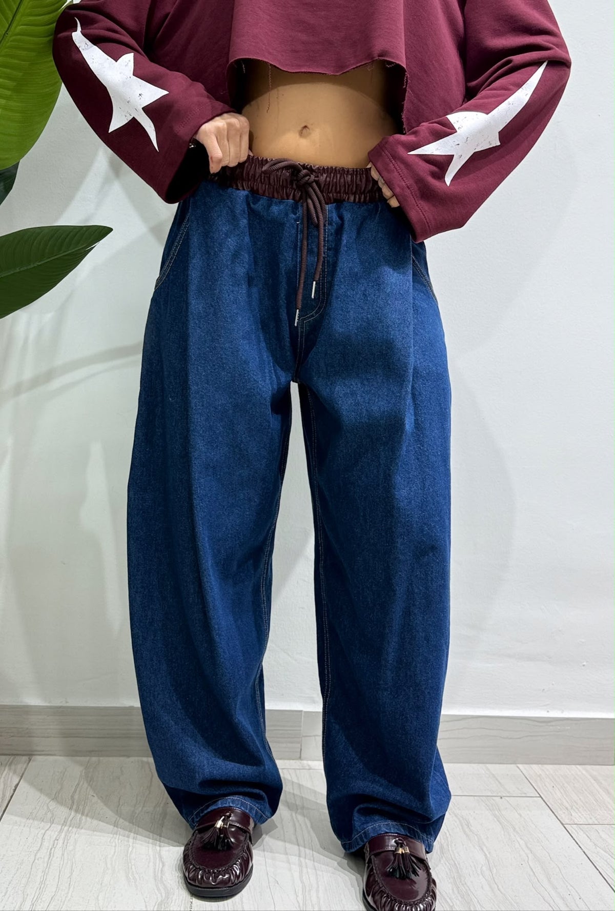 Denim combinato Just