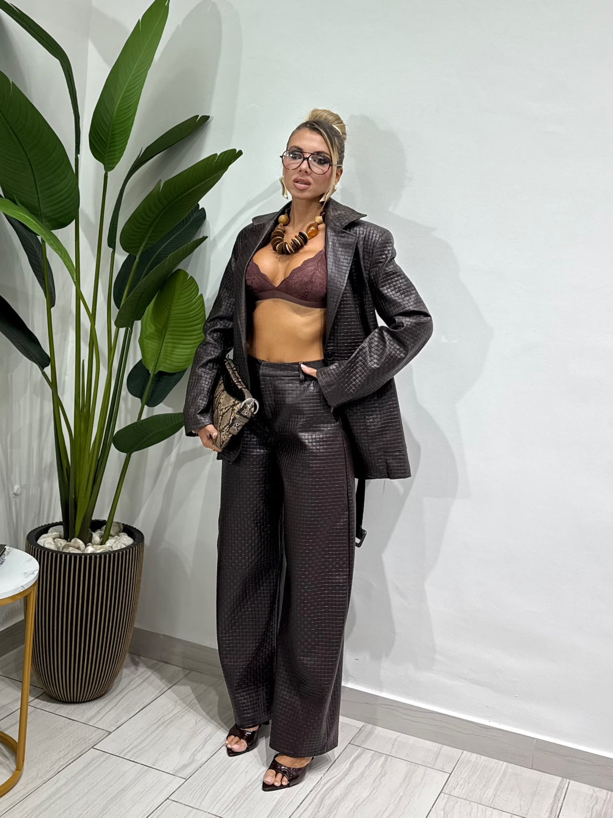 Tailleur Marmont Marrone By lumina